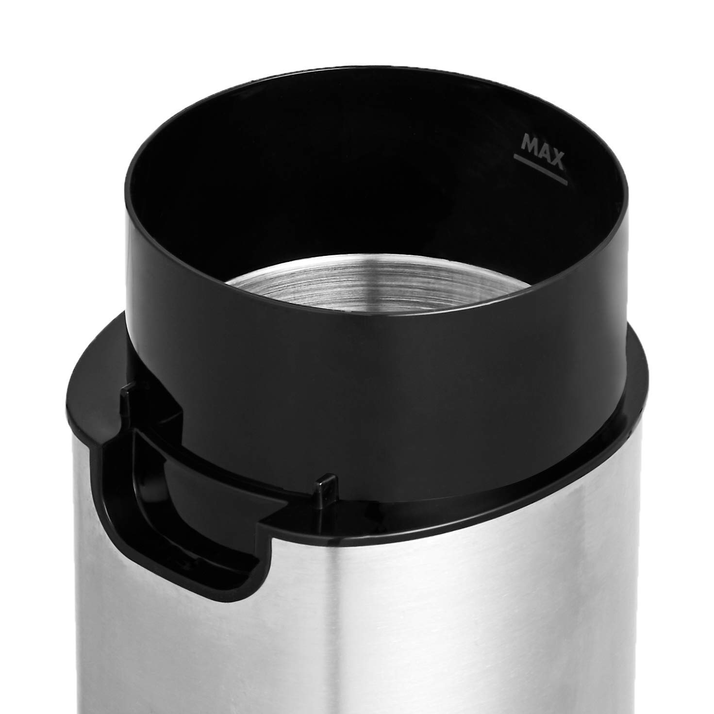 Amazon Basics Electric Coffee Grinder - Stainless Steel Blades, Compact & Powerful for Espresso, French Press, Drip Coffee - Perfect for Home, Office & Travel Use