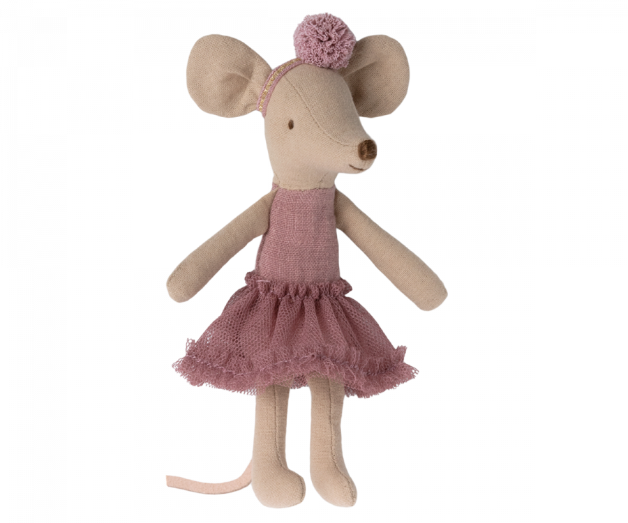 Ballerina Mouse Plush Toy - Adorable Big Sister Heather Gift for Kids | Perfect for Birthdays, Nursery Decor & Playtime