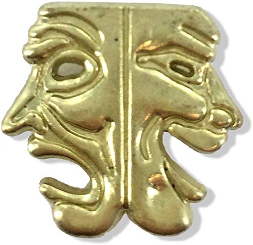 Gold Chenille Lapel Pins - 10 Pack for Academic & Sports Awards - Perfect for Student Recognition & Drama Clubs