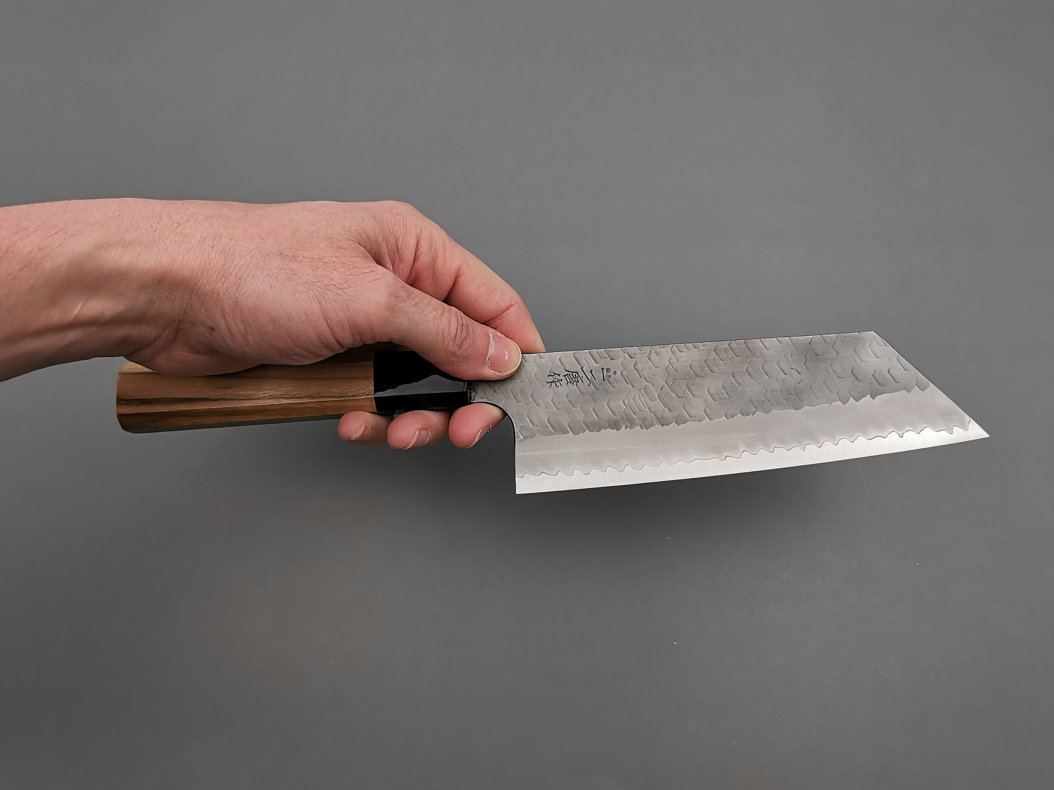 Premium Nigara Hamono SG2 Tsuchime Nakiri Knife - Japanese Damascus Steel Vegetable Chopper for Professional Chefs & Home Cooking - Perfect for Slicing, Dicing & Precision Vegetable Prep