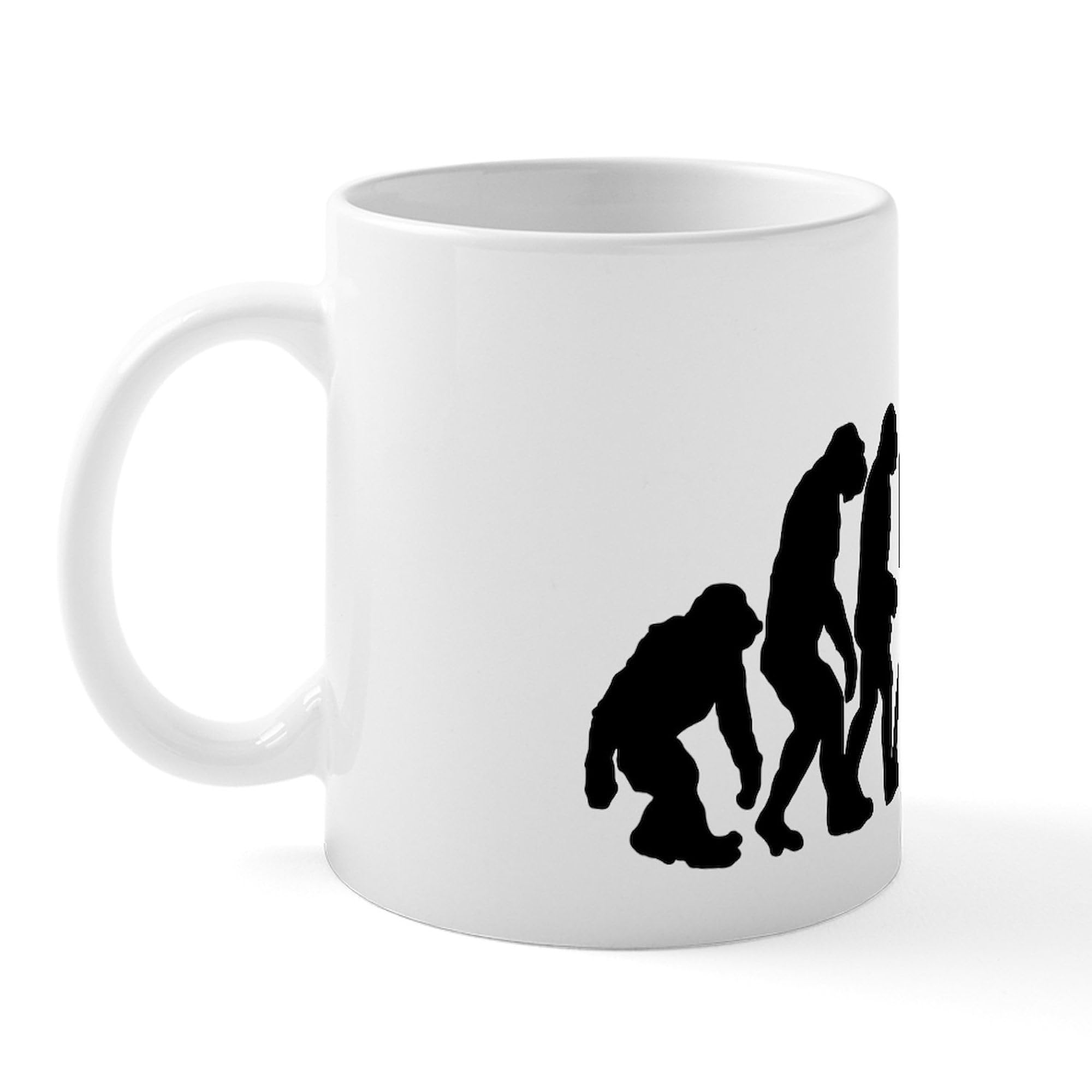 Stop Following Me 11 oz Ceramic Coffee Mug (325ml) - Funny Novelty Gift for Office, Home & Coffee Lovers - Perfect for Tea, Hot Chocolate & Morning Brews