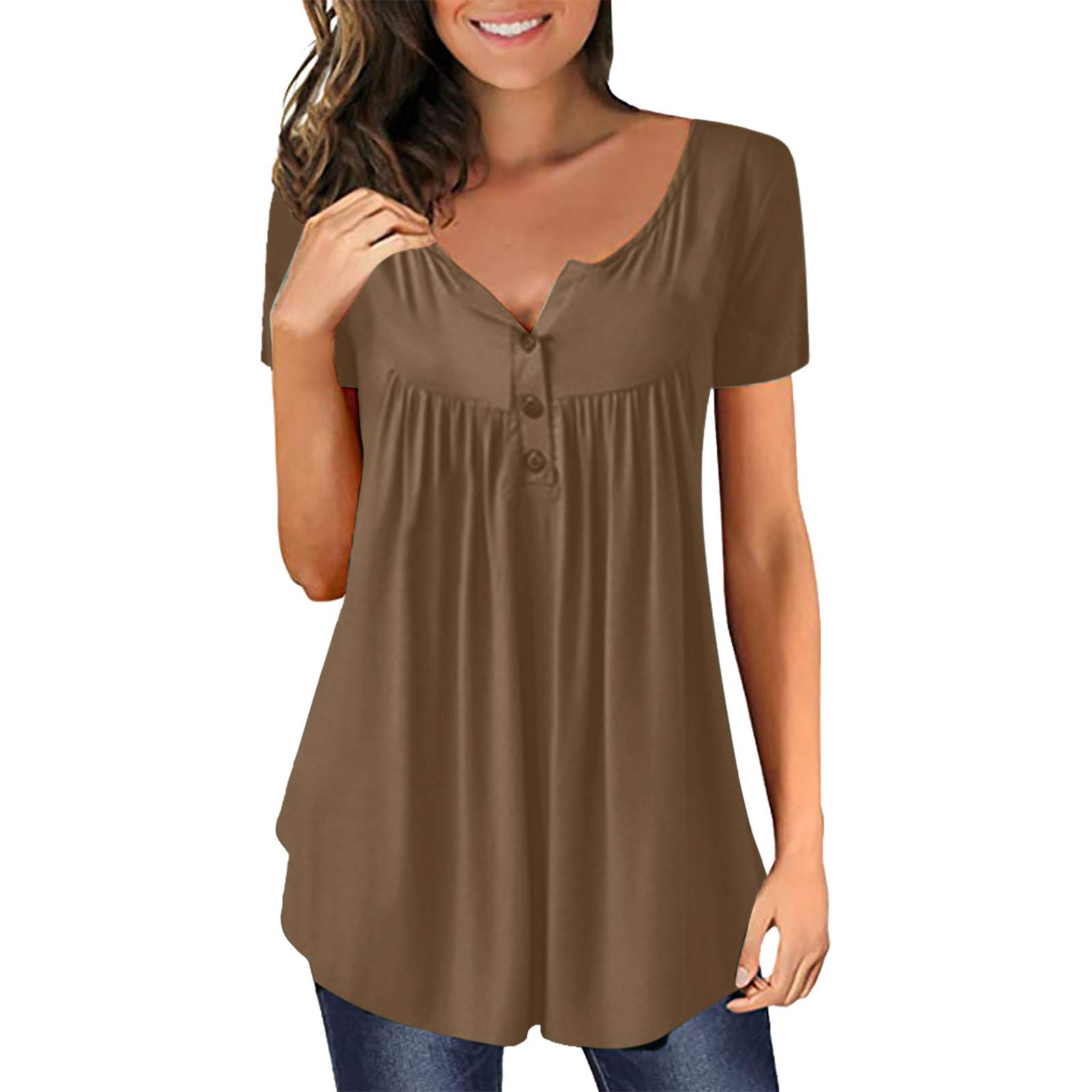 Stylish Women's Short Sleeve Casual Tops & Men's Fashion Shirts - Perfect for Summer Outfits, Office Wear and Weekend Casual Style