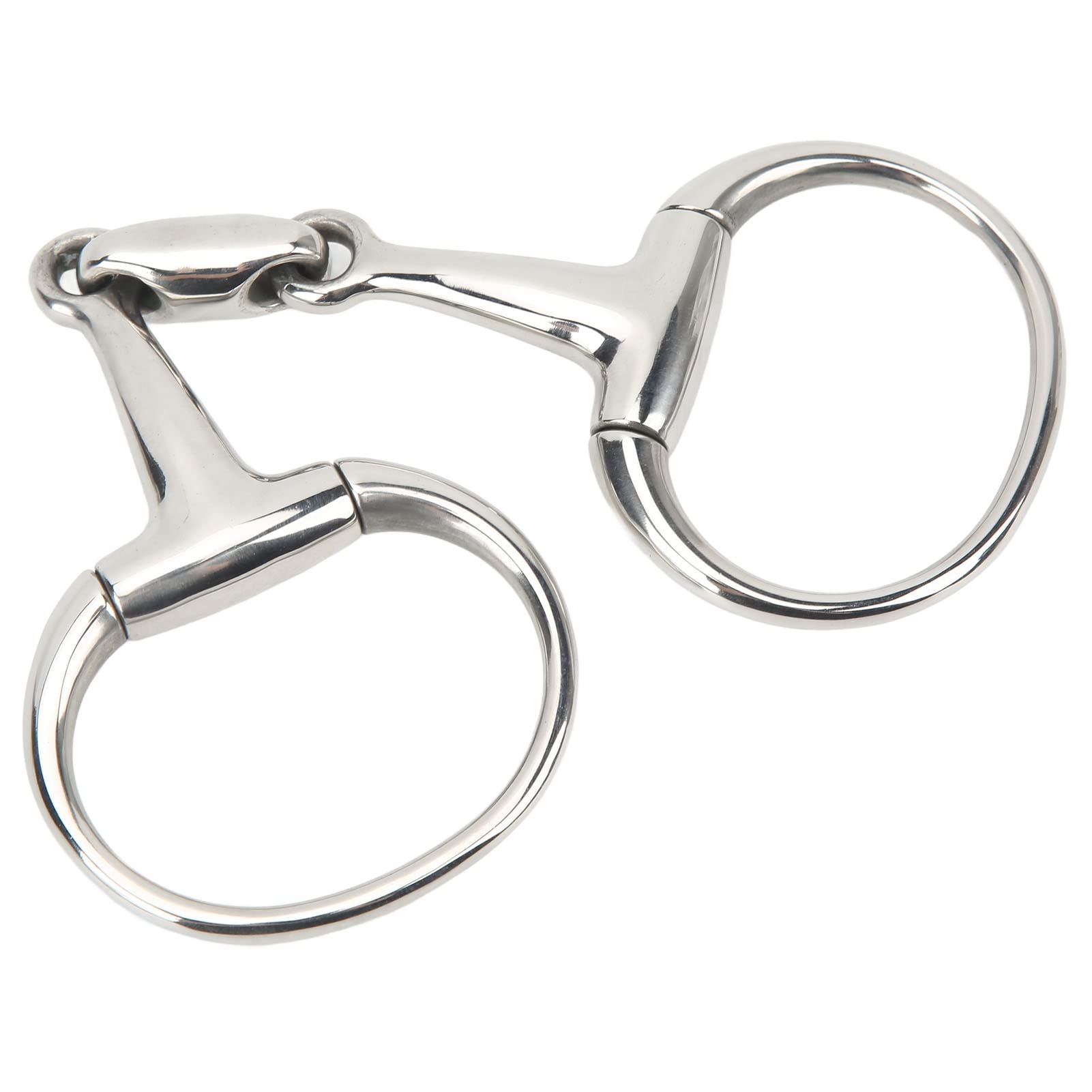 Premium Stainless Steel Horse Snaffle Bit – Comfort Fit Equestrian Training Bit with Anti-Biting Design for Dressage, Jumping & Trail Riding