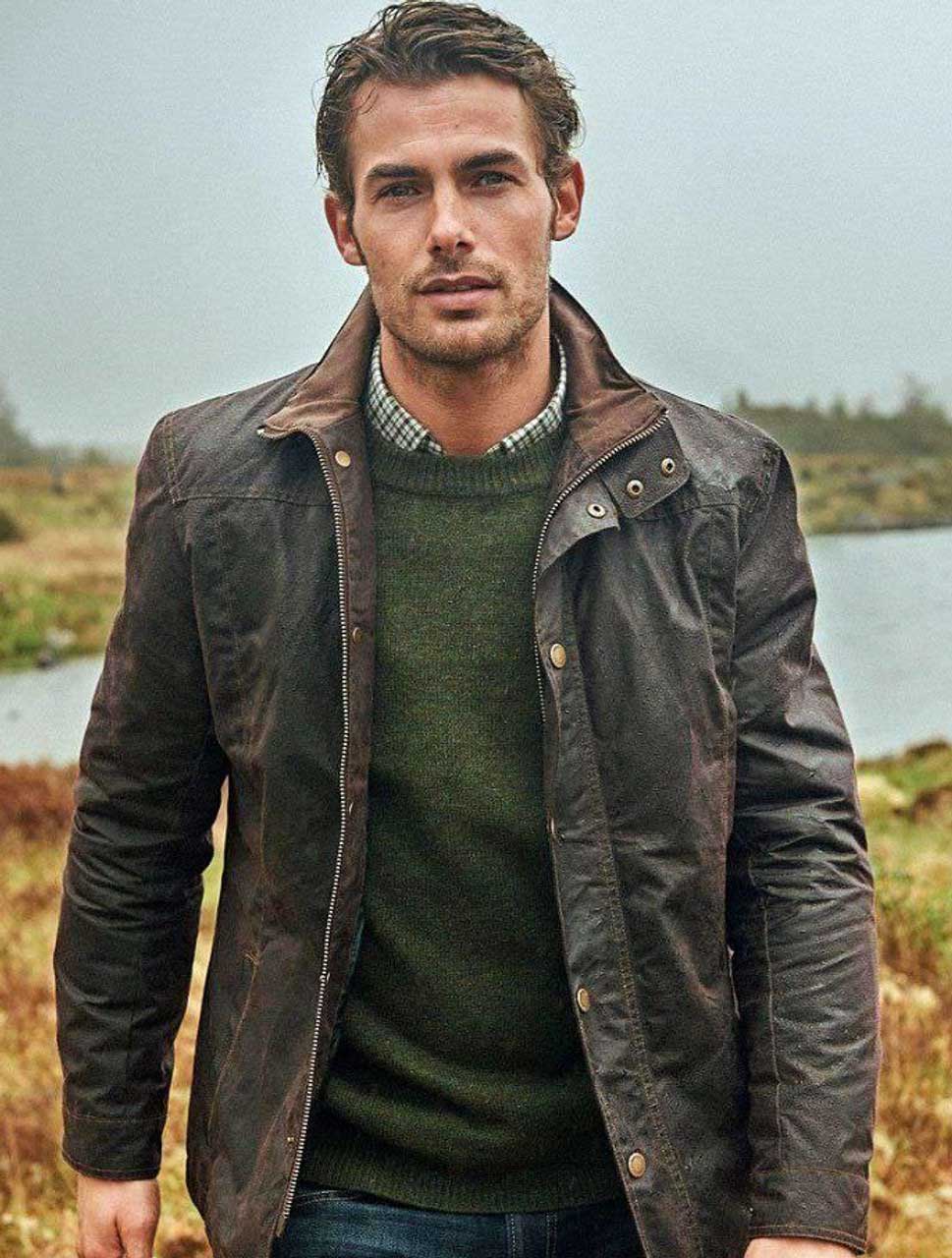 Dubarry Carrickfergus Waxed Jacket - Waterproof & Windproof Men's Outdoor Coat for Hiking, Fishing & Countryside Adventures