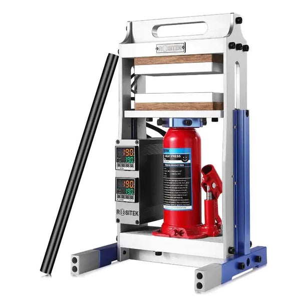 Rositek 8 Ton Hydraulic Rosin Press Machine for Extracting Essential Oils - Perfect for DIY Rosin, CBD, and Essential Oil Extraction at Home or in Small Labs