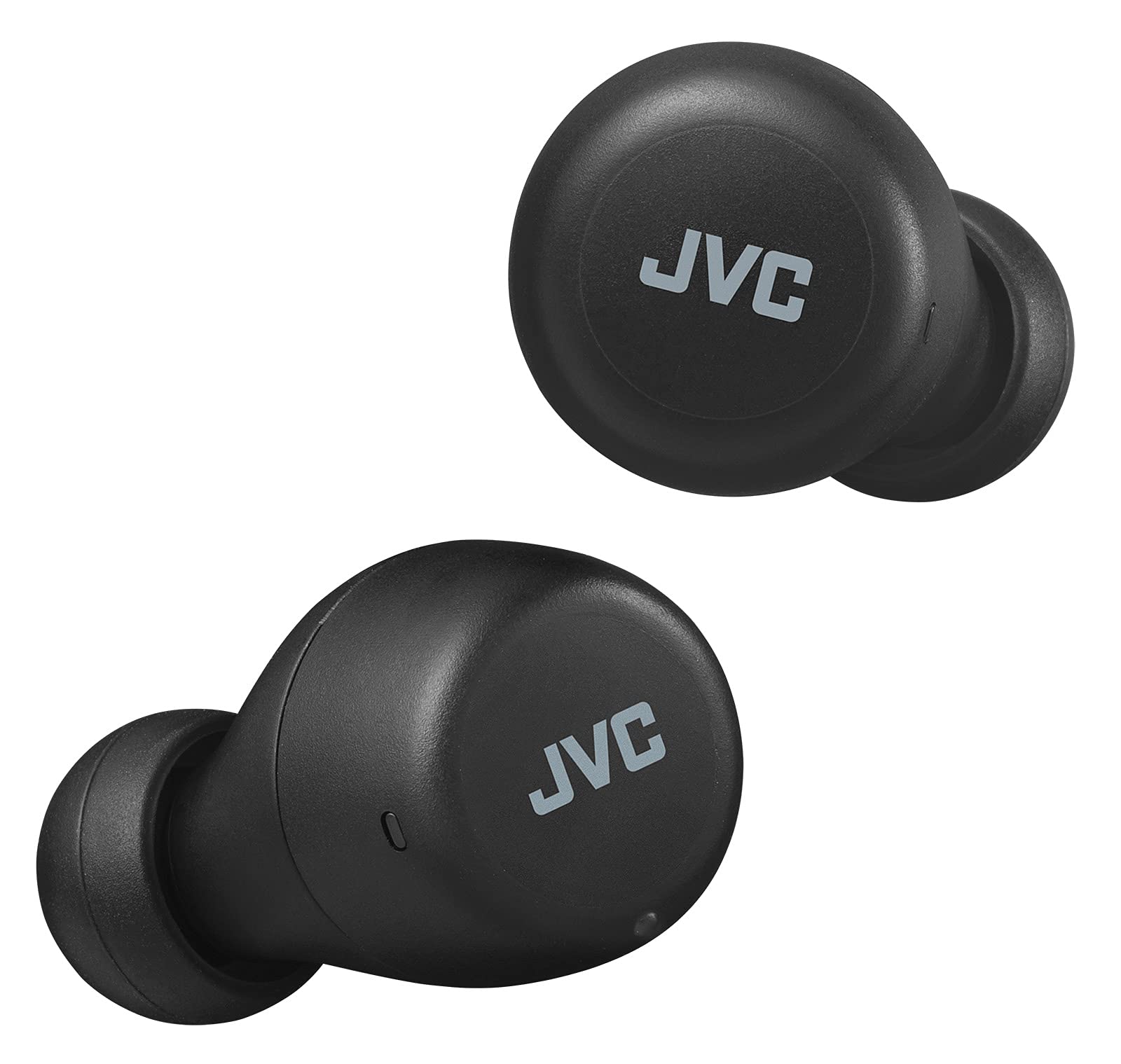 JVC Gumy Mini True Wireless Earbuds Bluetooth 5.1 Headphones with IPX4 Water Resistance & 15H Battery Life - HAZ55TB Black for Gym, Running, Travel & Work