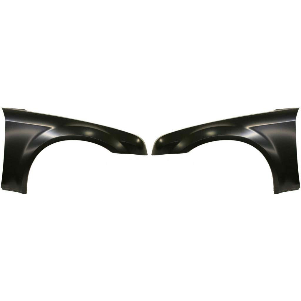 Chrysler 300 Fender Pair 2005-2010 - Front Left & Right Steel Fenders with Mudguard | CAPA Certified | CH1240245 + CH1241245 | 5183423AB + 5183422AB | Perfect Replacement for Damaged Fenders | Ideal for Car Restoration & Collision Repair