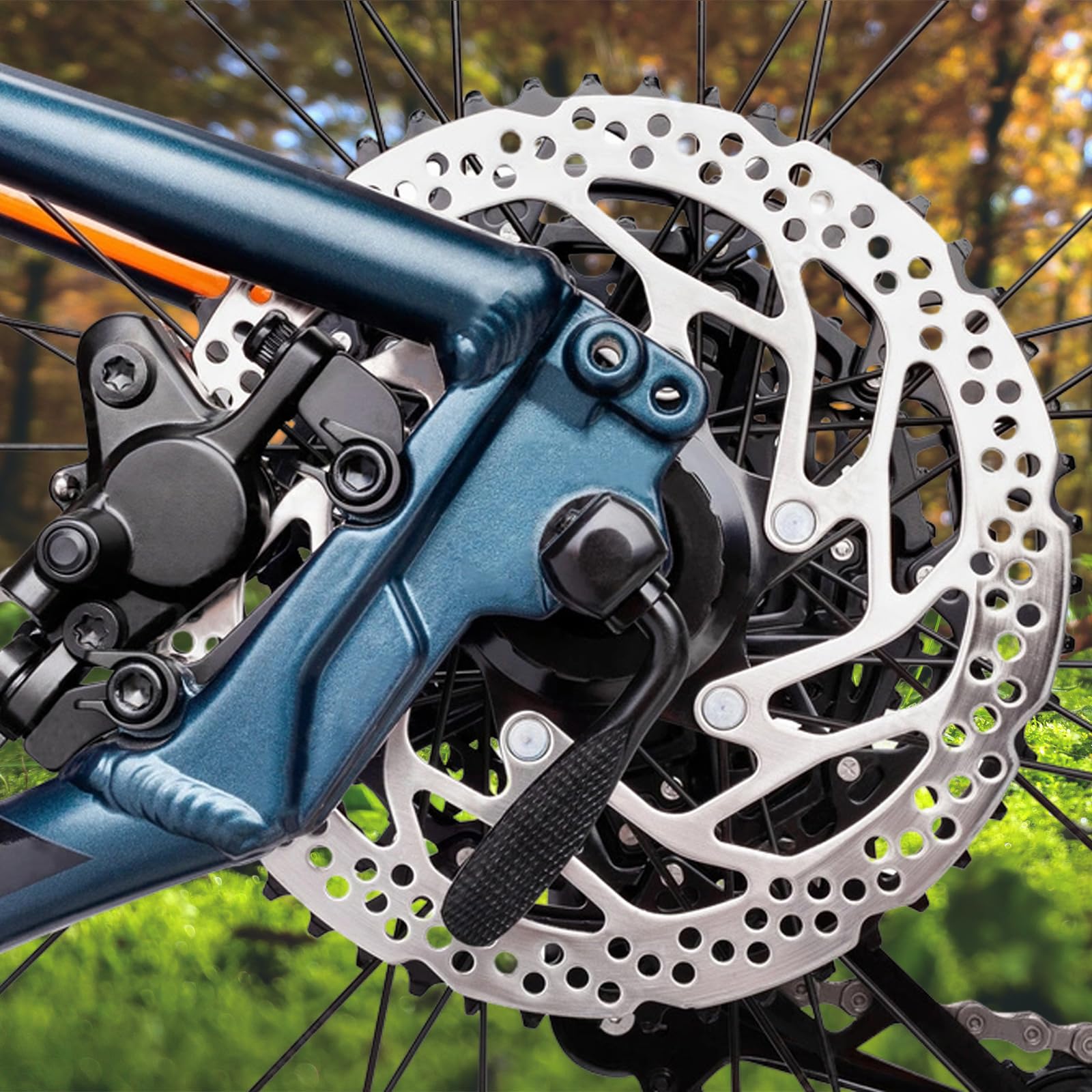 Newgoal Center Lock Bike Brake Disc for Shimano SM-RT30 - 180mm Disc Brake Rotor - High Performance Cycling Brake Replacement for Road & Mountain Bikes