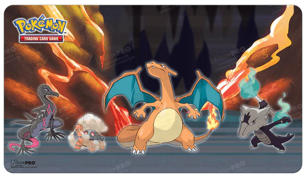 Ultra Pro Pokemon TCG Scorching Summit Playmat - Gallery Series Collectible Game Mat for Trading Card Battles & Tournaments - Perfect for Pokemon TCG Players & Collectors