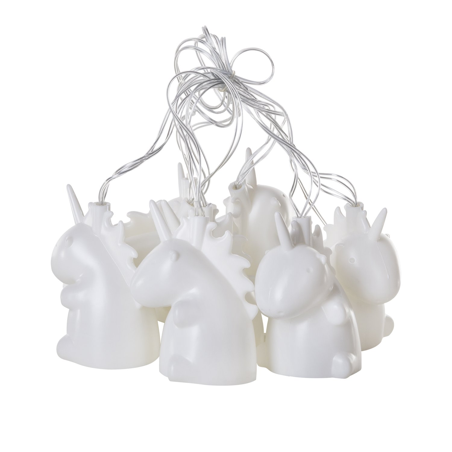 Smoko Unicorn Fairy String Lights - 10ft LED Battery Operated Twinkle Lights for Wedding, Party, Dorm Room, Kids Nursery & Bedroom Decor - Magical Ambient Lighting for Indoor & Outdoor Use