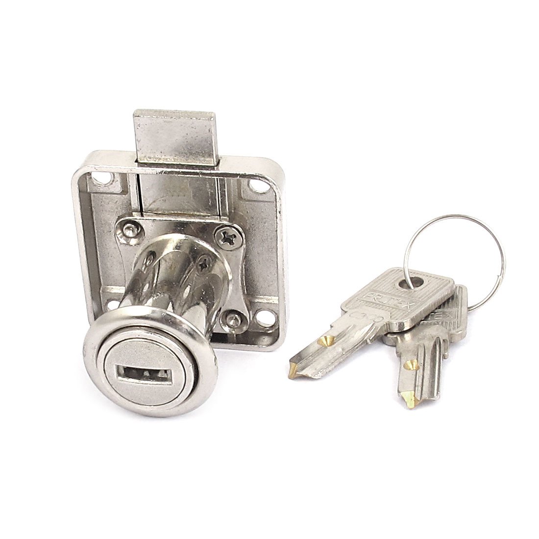 40mm Height Copper Cabinet Lock with 2 Keys - Secure Drawer, Door, Mailbox & Cupboard Hardware - Ideal for Home, Office & Storage Security
