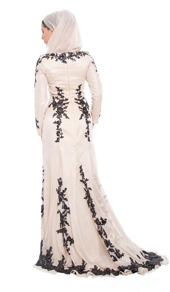 Emanni Women's Lace Long African Dubai Arab Islamic Muslim Dress - Elegant Abaya for Special Occasions, Weddings & Cultural Events