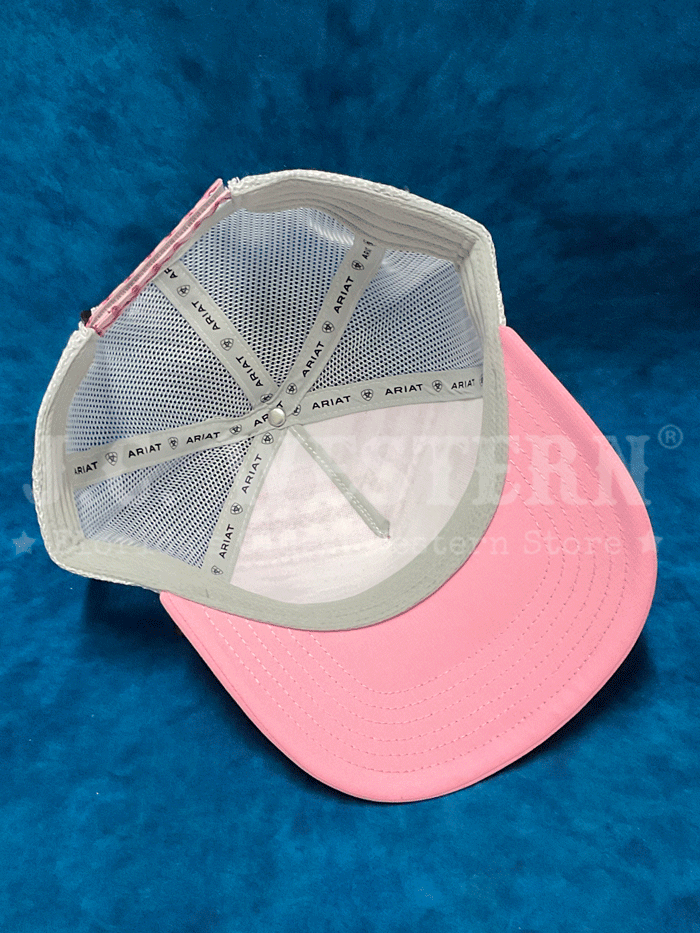 Ariat A300084330 Women's Southwestern Pattern Cap Pink - Stylish Cowgirl Hat for Western Rodeo, Horse Riding & Outdoor Adventures
