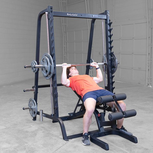 Body Solid Series 7 Smith Machine GS348B - Commercial Grade Home Gym Equipment for Strength Training & Weight Lifting - Perfect for Home Gym, Garage Workouts & Fitness Centers
