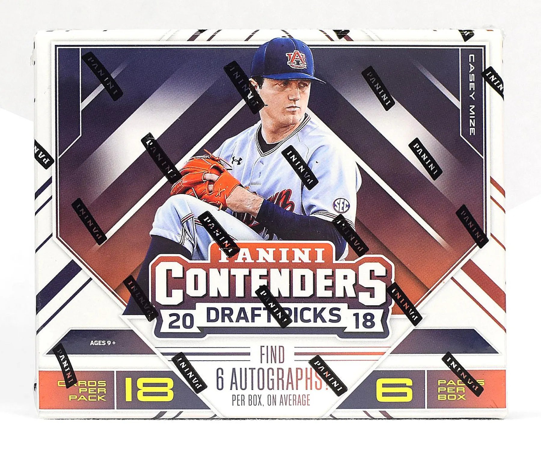 2018 Panini Contenders Draft Picks Baseball Hobby Box - Authentic Collectible Trading Cards for Baseball Fans & Sports Memorabilia Collectors - Perfect for Trading, Collecting, and Displaying in Your Sports Room