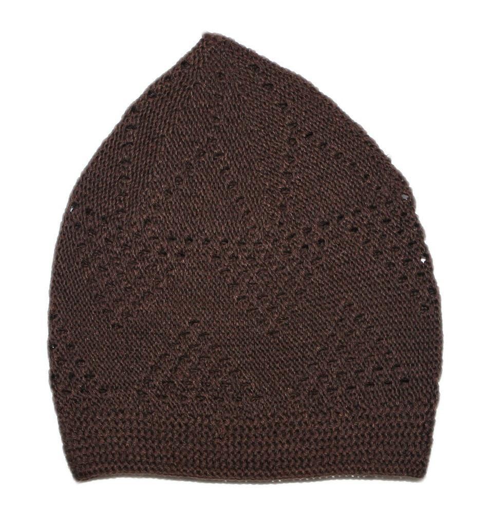 Islamic Men's Knit Cotton Kufi Cap - Soft & Breathable Prayer Hat for Muslim Men - Perfect for Daily Wear, Salah Prayer & Special Occasions