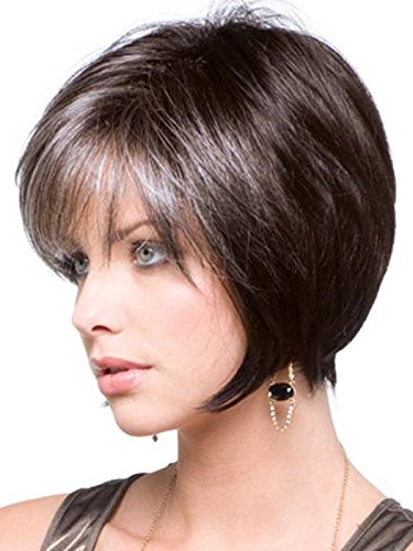 Rene of Paris Audrey Wig - Dark Chocolate Short 6