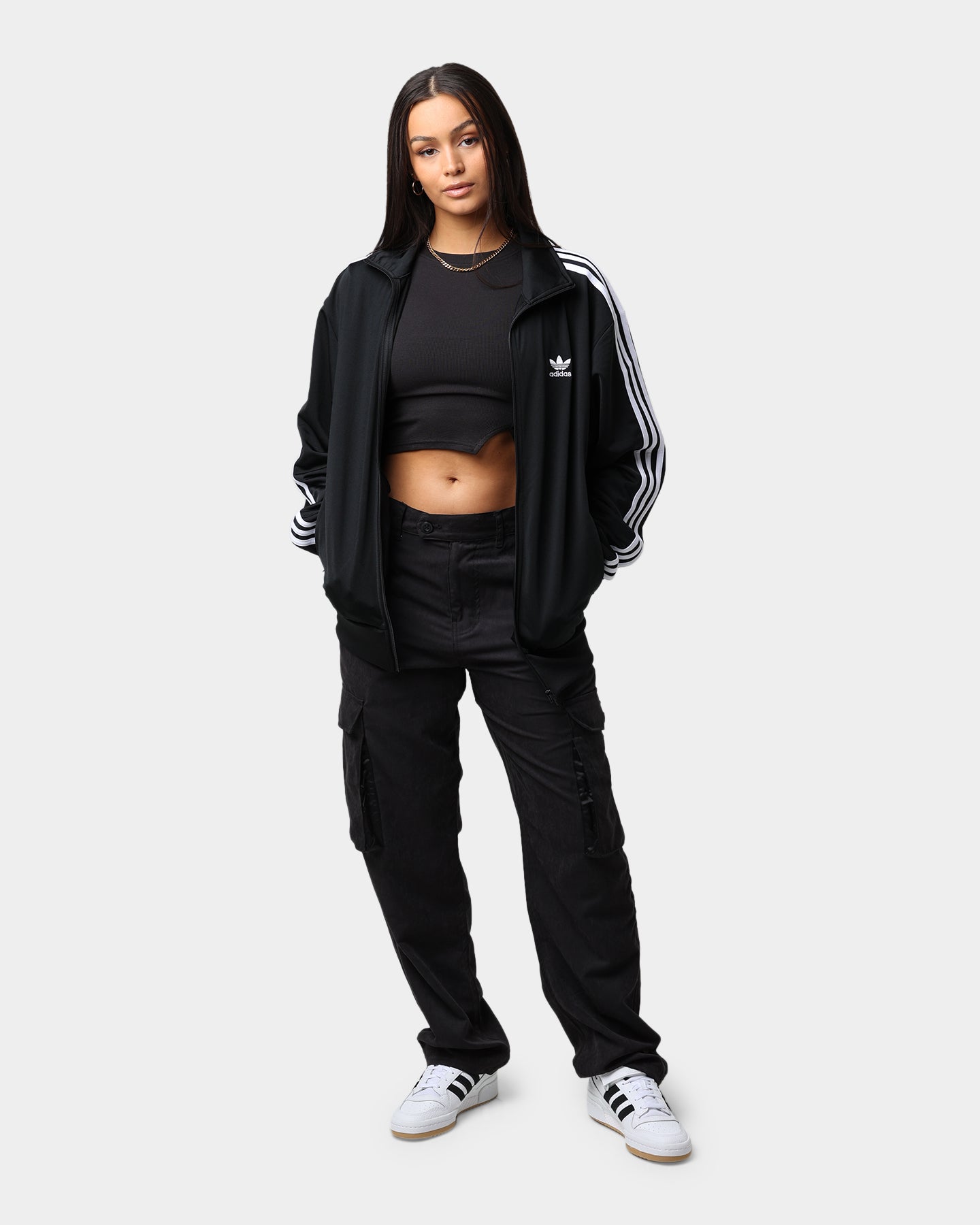 Adidas Firebird Track Jacket for Men & Women - Classic Black Retro Running Jacket - Lightweight Windbreaker for Jogging, Workouts & Streetwear Fashion