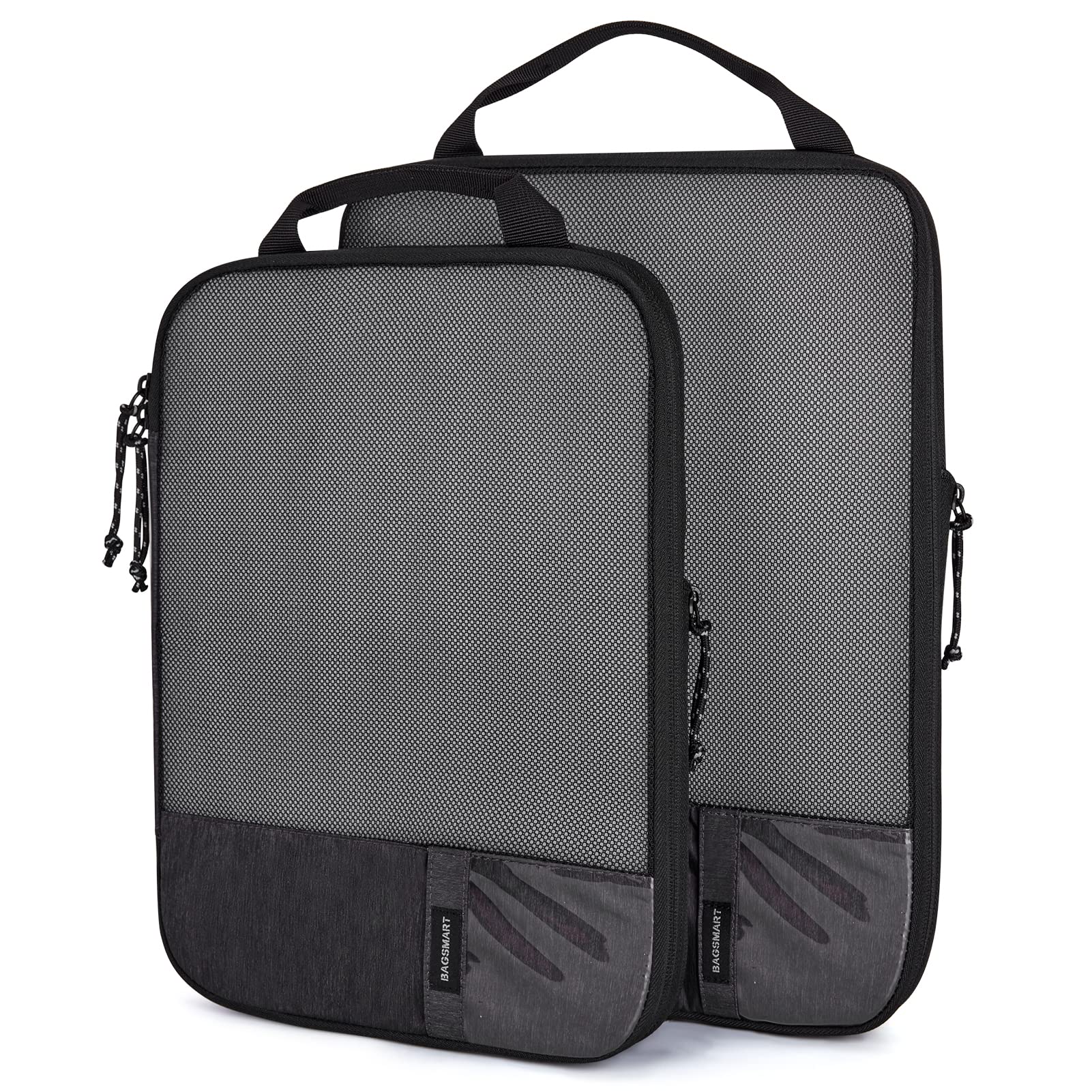 BAGSMART 6-Piece Compression Packing Cubes Set - Expandable Travel Organizer for Carry-On Luggage, Lightweight Suitcase Organizers for Men & Women - Perfect for Business Trips, Vacations & Weekend Getaways