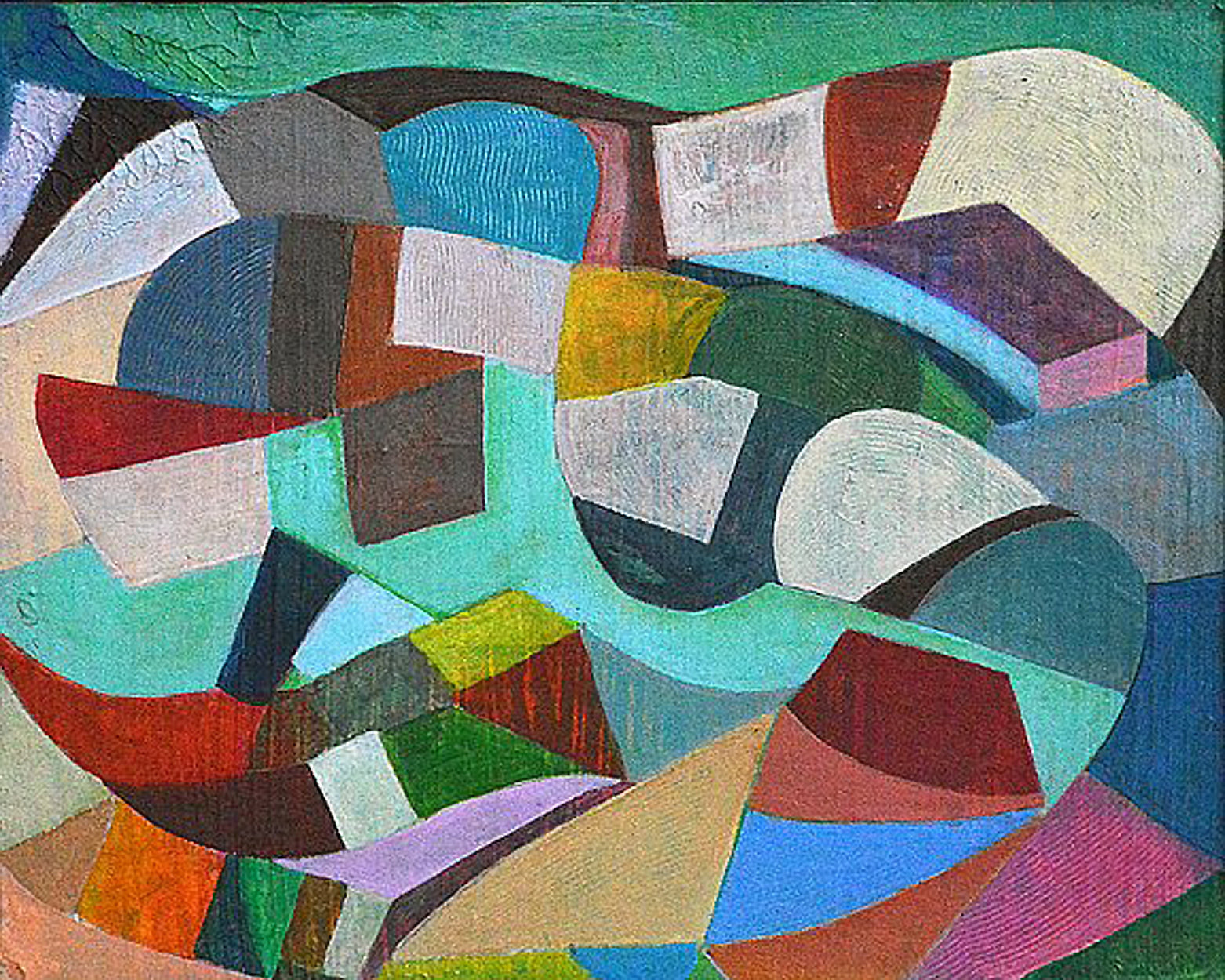 Kyoko Miyabe: Homage to Vieira da Silva VI - Abstract Art Print for Modern Home & Office Decor | Perfect for Living Rooms, Bedrooms & Creative Spaces