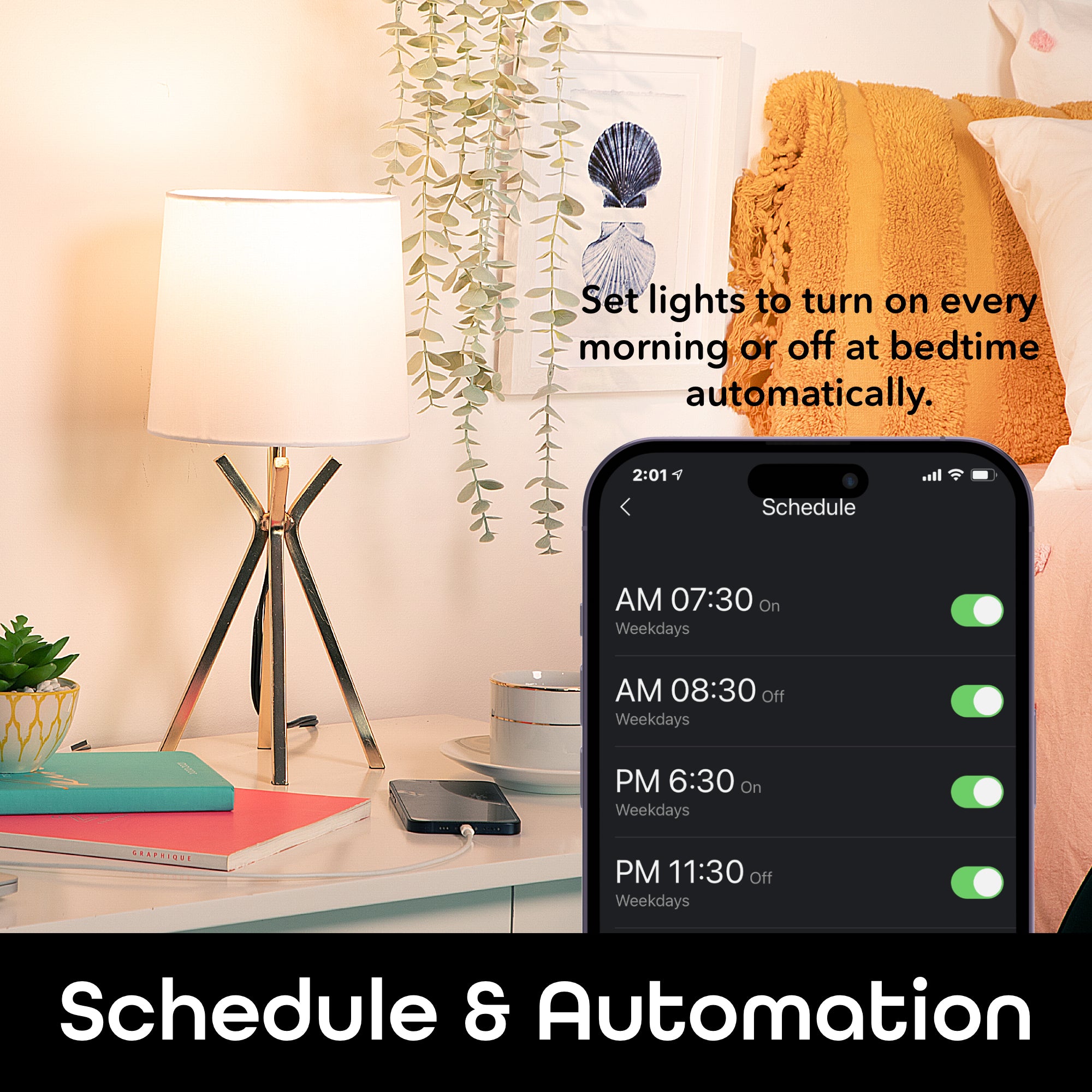 Geeni Dot Smart Plug (2 Pack) - WiFi Outlet for Home Automation, Works with Alexa & Google Assistant - Perfect for Lamps, Fans & Small Appliances