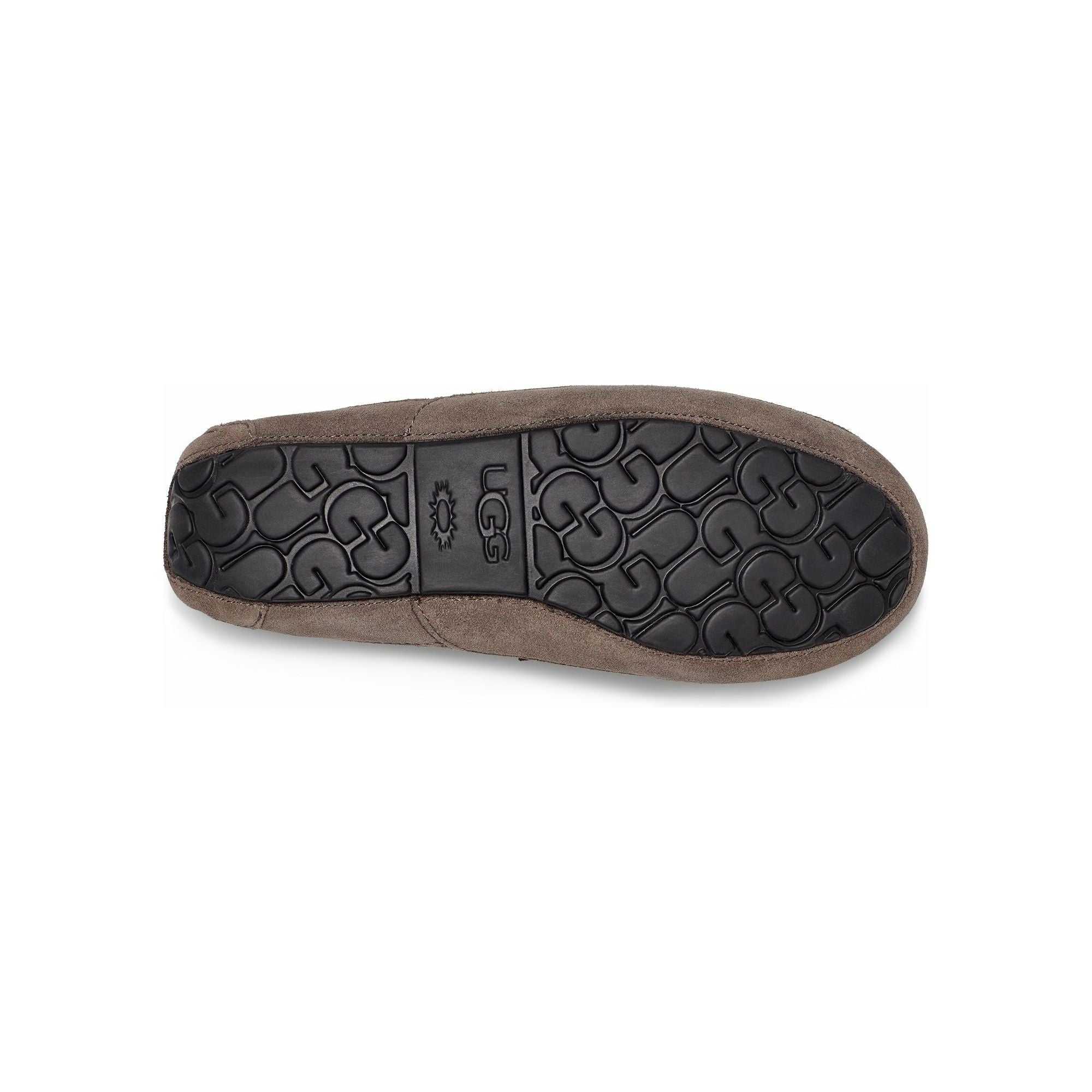 UGG Men's Ascot Slipper - Cozy Grey House Slippers for Indoor Comfort & Relaxation at Home