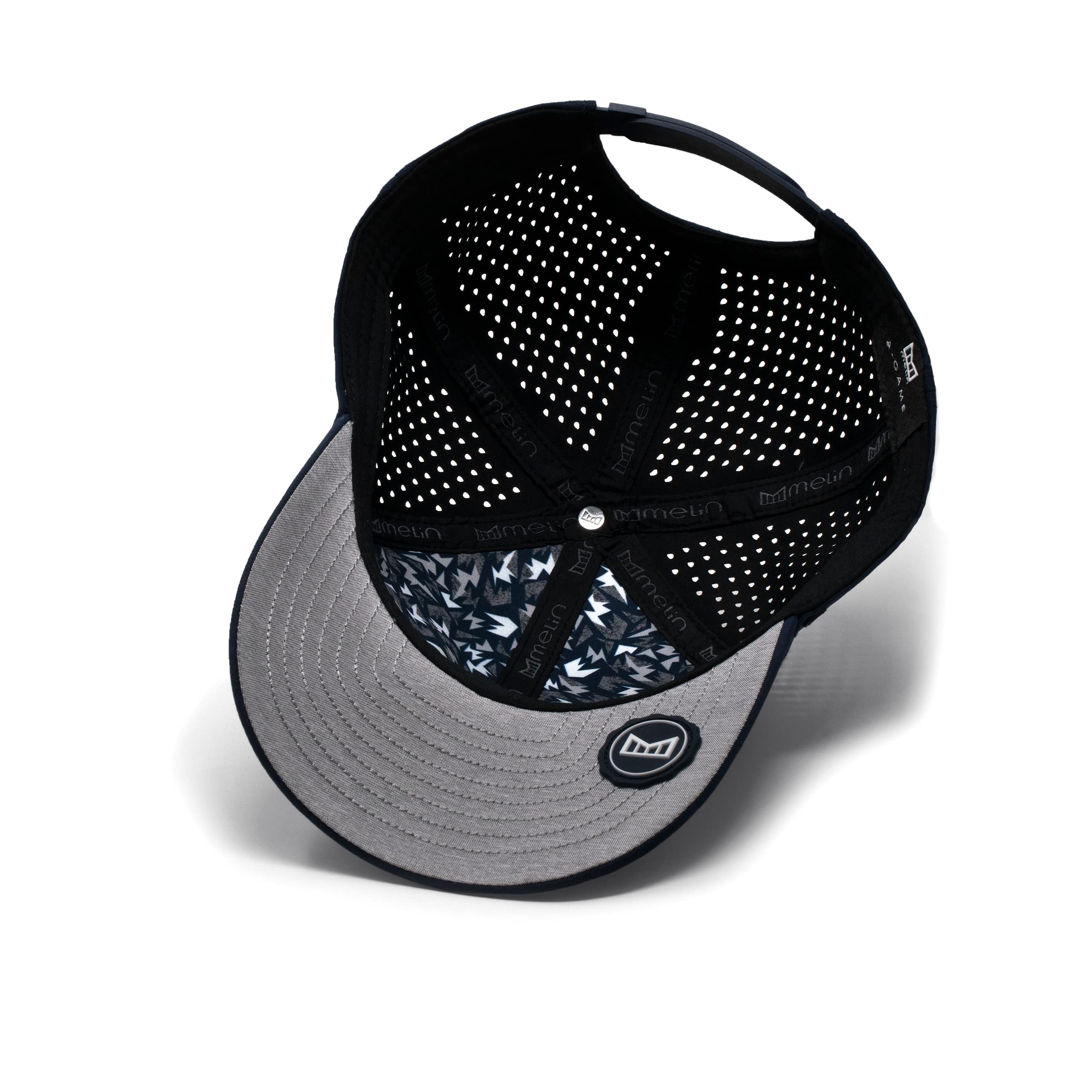 Melin A-Game Hydro Performance Snapback Hat - Water-Resistant Baseball Cap for Men & Women - Ideal for Golf, Running, Workouts & Outdoor Activities