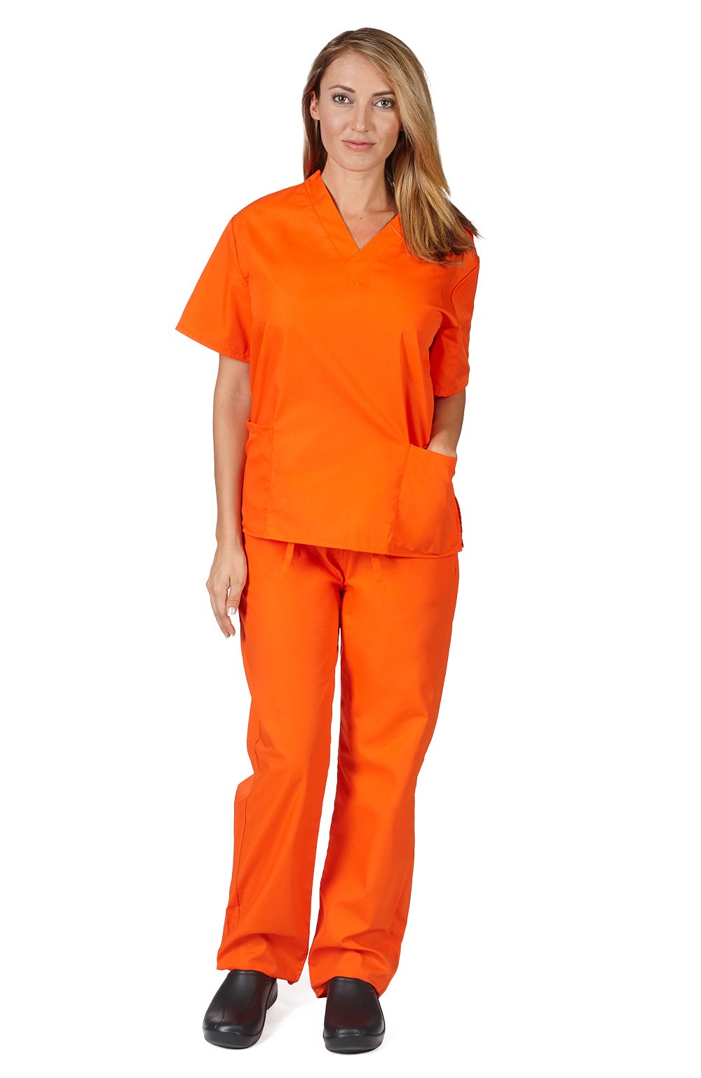 Premium Women's Medical Scrub Set - 2-Pack Comfortable Uniform Tops & Pants for Nurses, Doctors & Healthcare Professionals | Soft Breathable Fabric for Hospital Shifts & Clinical Work