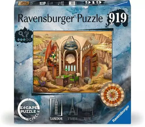 ESCAPE the Circle London 919 Piece Jigsaw Puzzle - Challenging Adult Puzzle for Relaxation & Home Decor