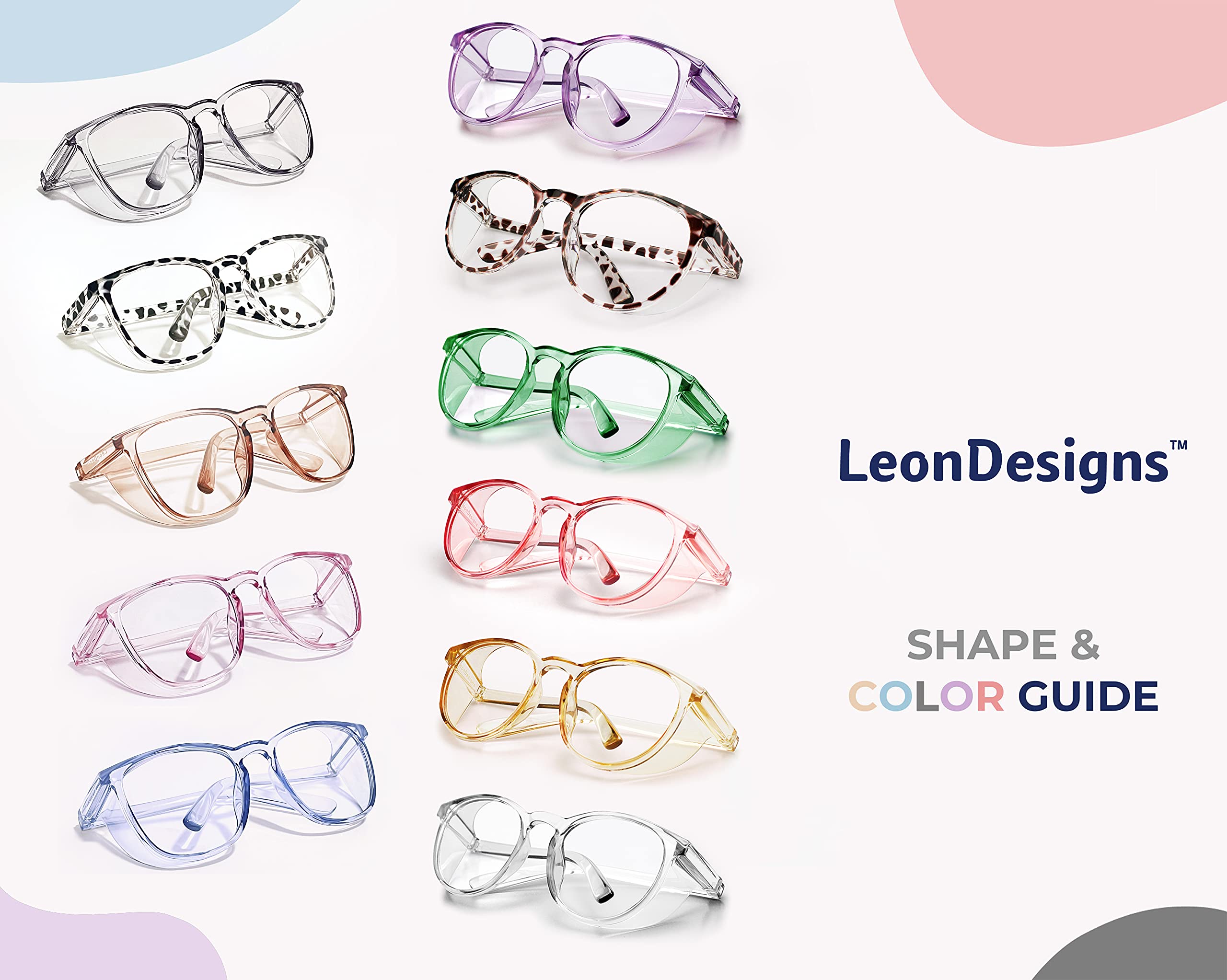 Anti-Fog Safety Glasses for Men & Women | Z87.1 Certified | Blue Light Blocking for Work & Screen Use