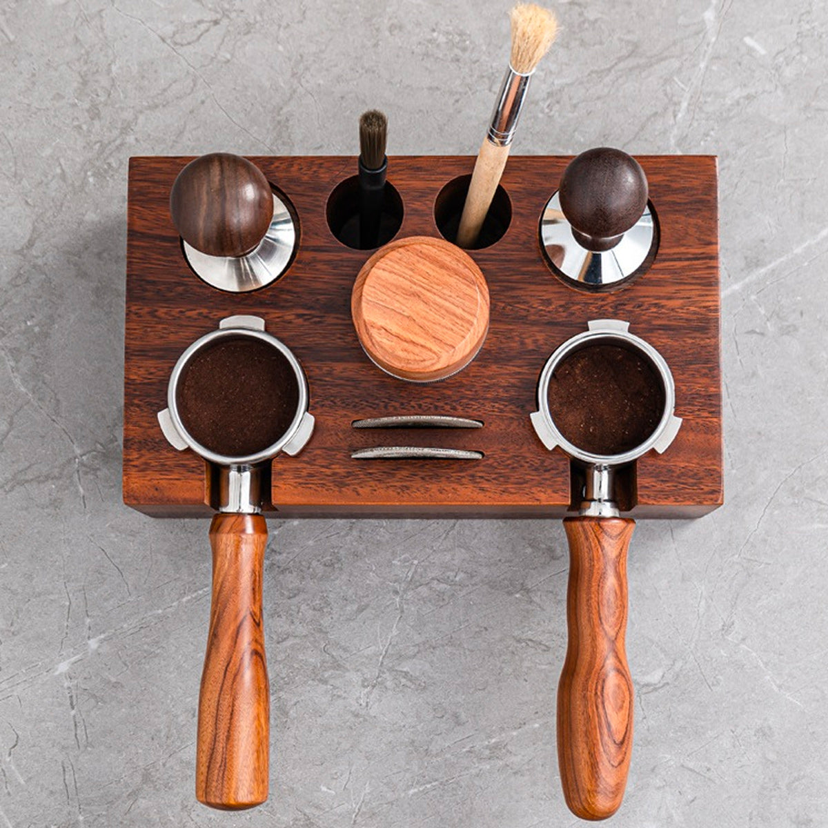 I.XXI 58mm XL Walnut Accessory Station - Perfect for Crafting, Scrapbooking & Home Organization