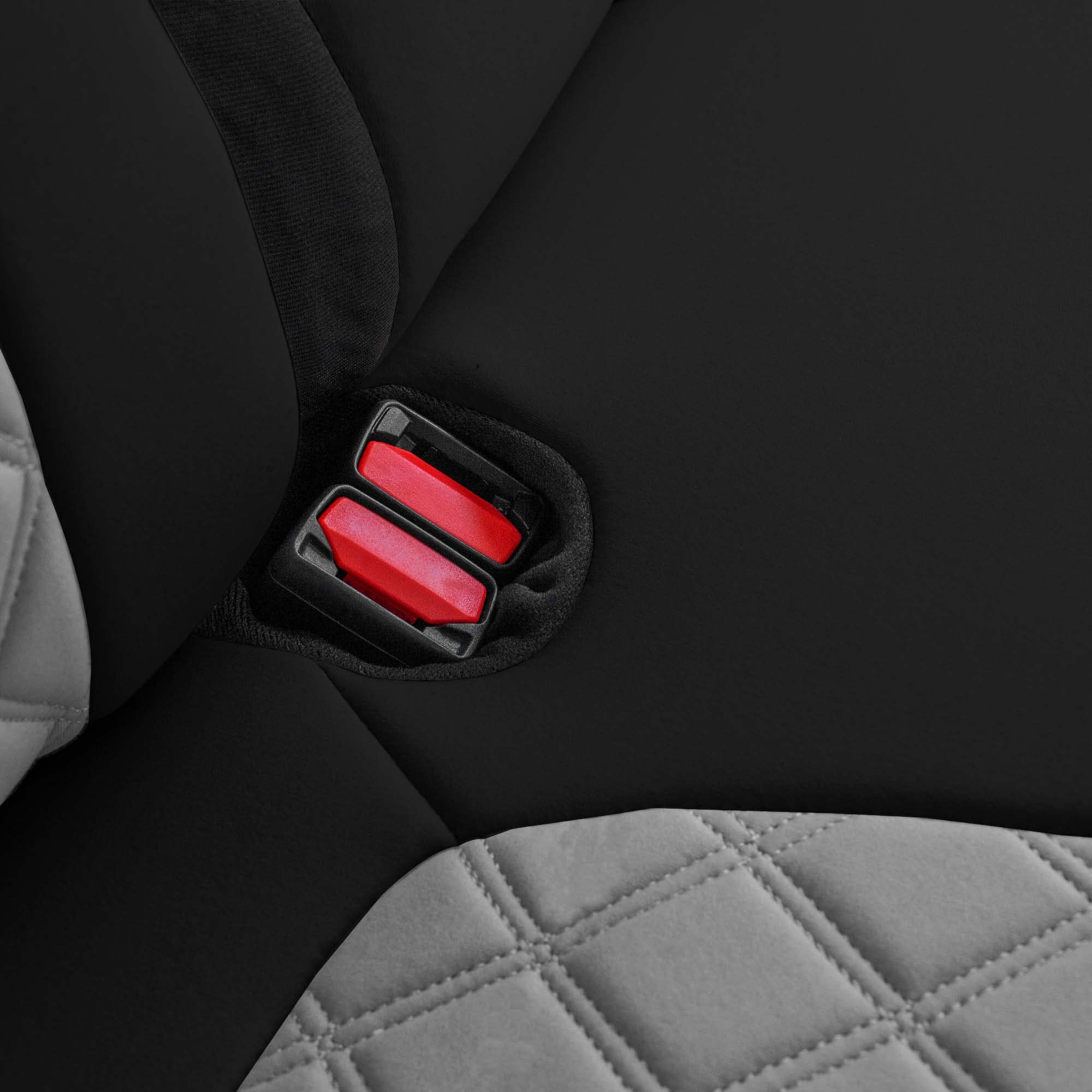 FH Group Custom Fit Neoprene Seat Covers for 2021-2022 Ford Bronco Sport - Water Resistant Neosupreme Full Set (Gray) | Perfect for Off-Roading, Camping & Daily Commute