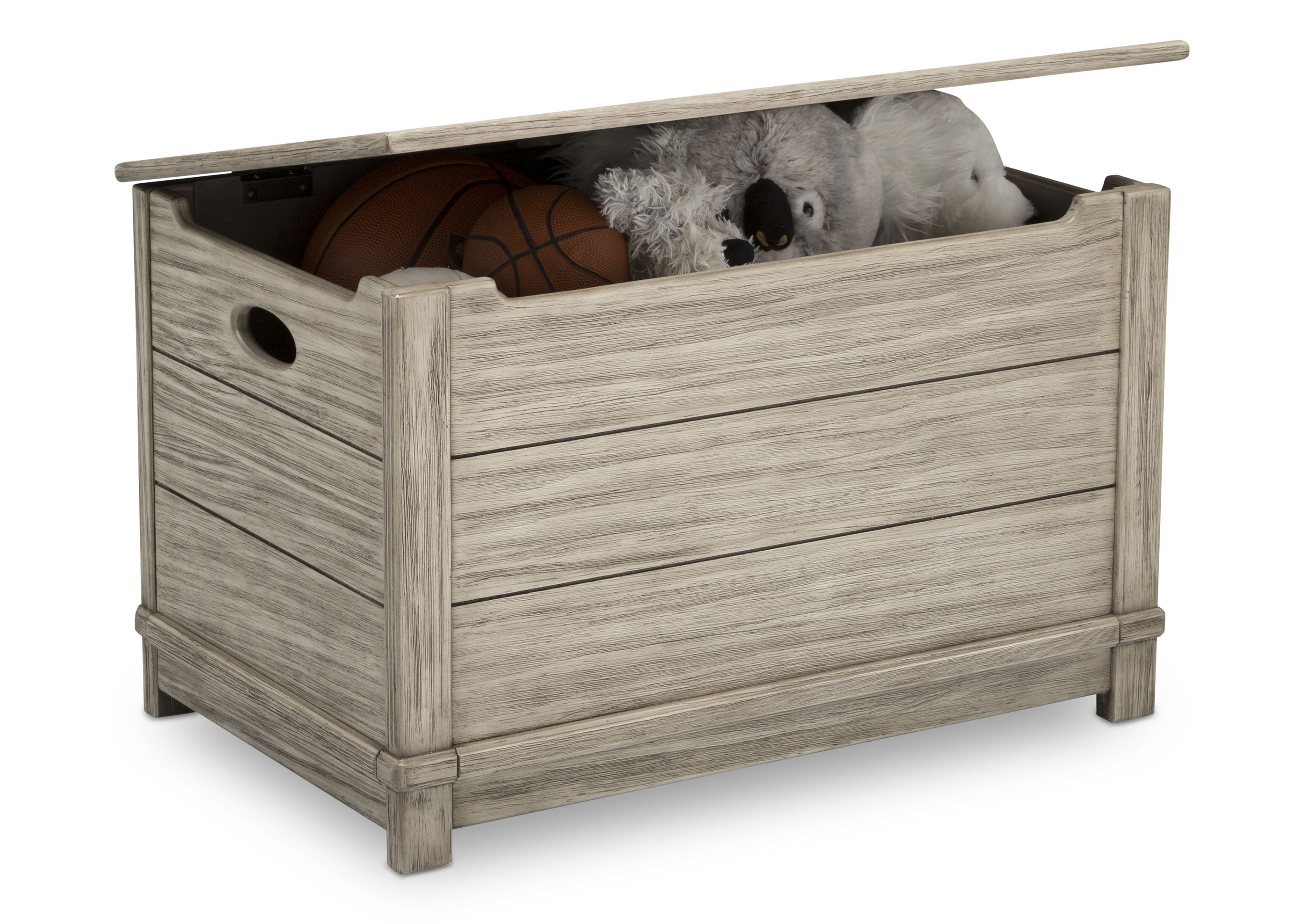 Jackson Storage Chest - Large Wooden Toy Box with Lid, Organizer for Kids Room, Nursery, Playroom - Perfect for Storing Toys, Blankets, and Books