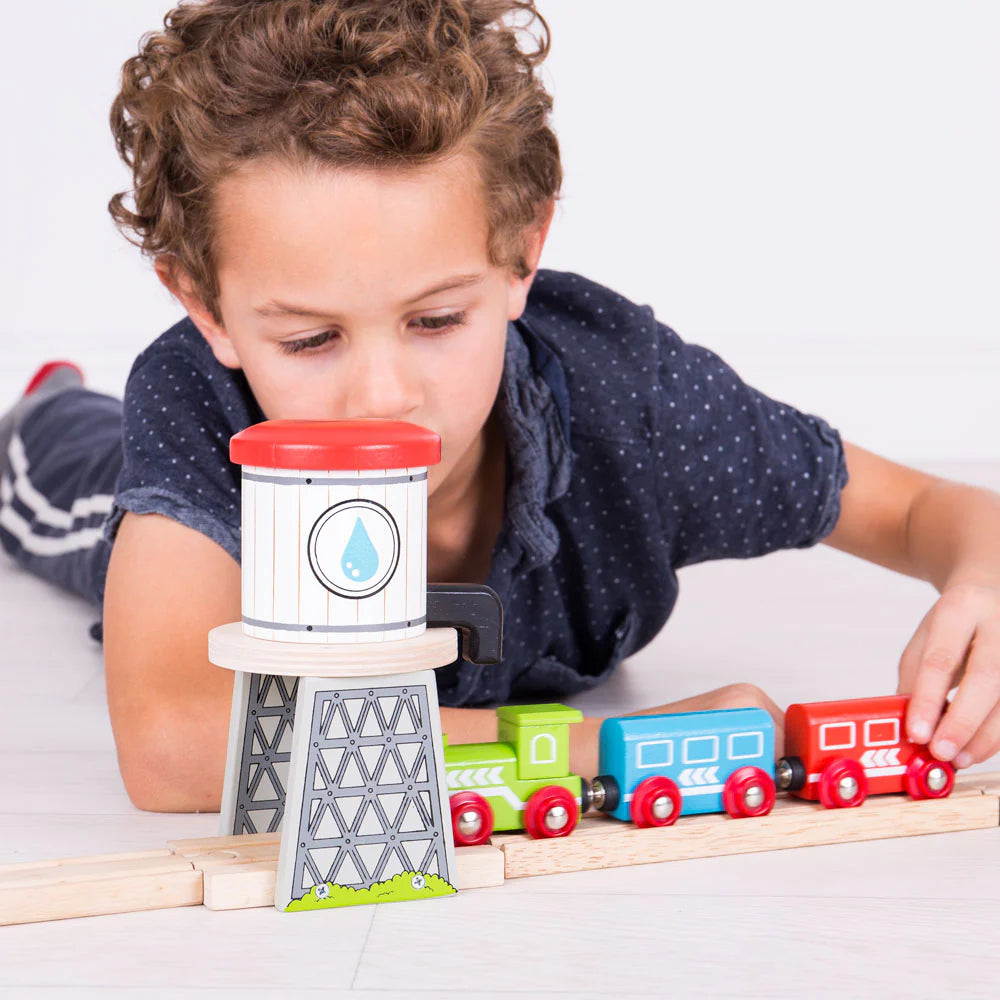Premium Wooden Water Tower Model Kit - DIY Building Toy for Adults & Kids - Perfect for Home Decor, Collectibles, and Educational STEM Projects