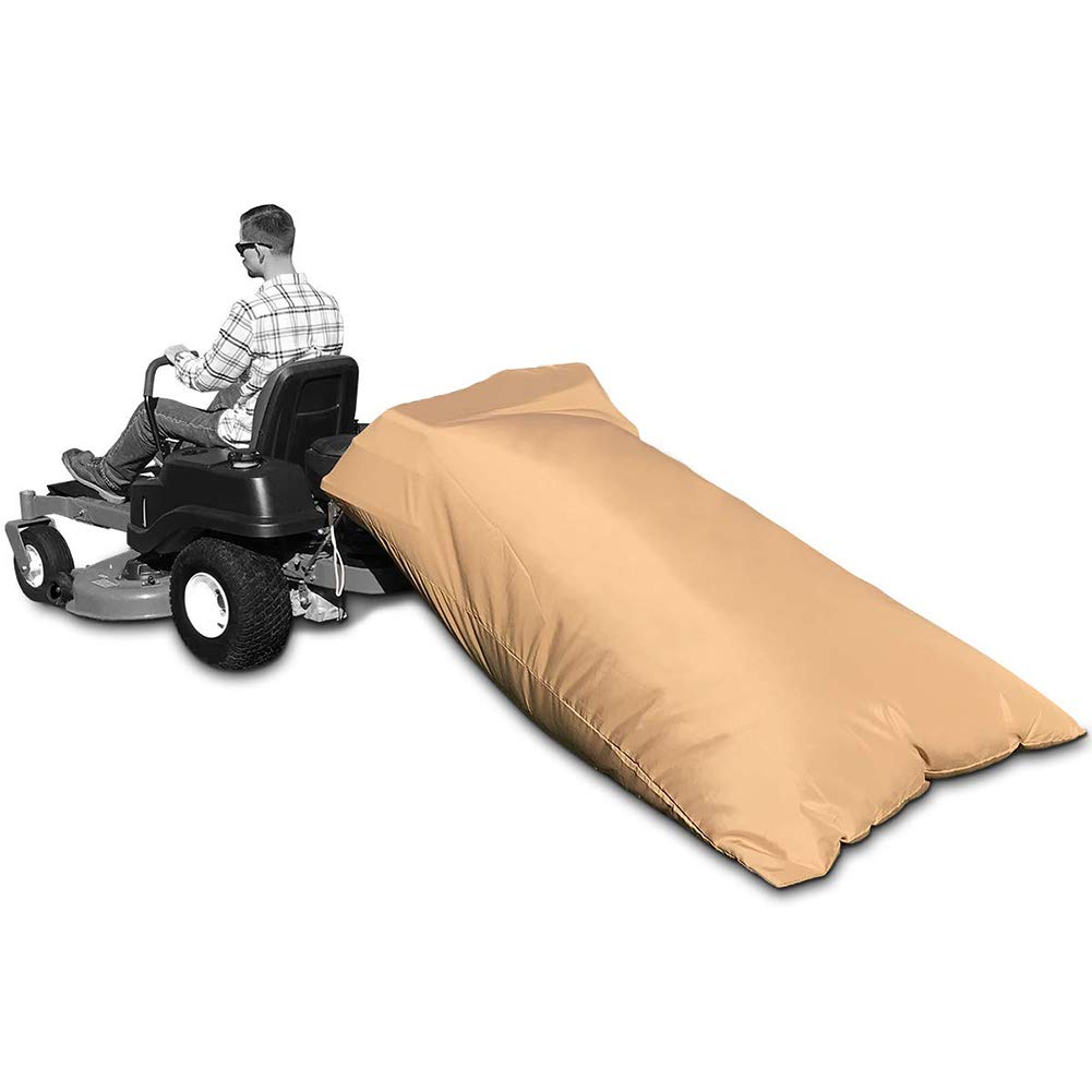 Large Capacity Reusable Garden Riding Mower Leaf Bag - Durable Tearproof Lawn Tractor Waste Bag for Grass Clippings & Yard Debris | Perfect for Fall Cleanup, Lawn Maintenance & Landscaping
