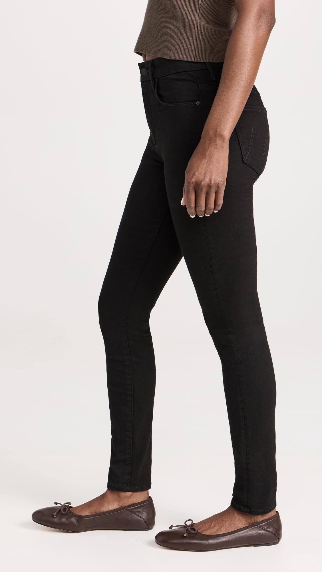 MOTHER Women's High Waisted Skinny Jeans - Stretch Denim Pants for Women | Slim Fit, Comfortable & Fashionable | Perfect for Casual Wear, Office & Night Out