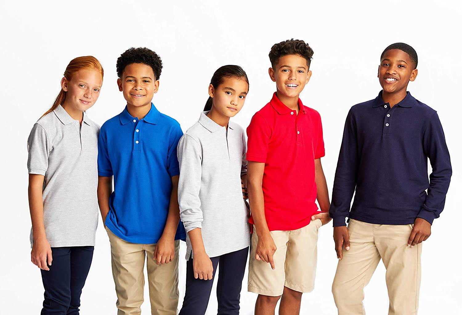 French Toast Girls' 2-Pack Short Sleeve Polo Shirts - School Uniform Tops for Kids - Perfect for Class, Playdates & Dress-Up Days