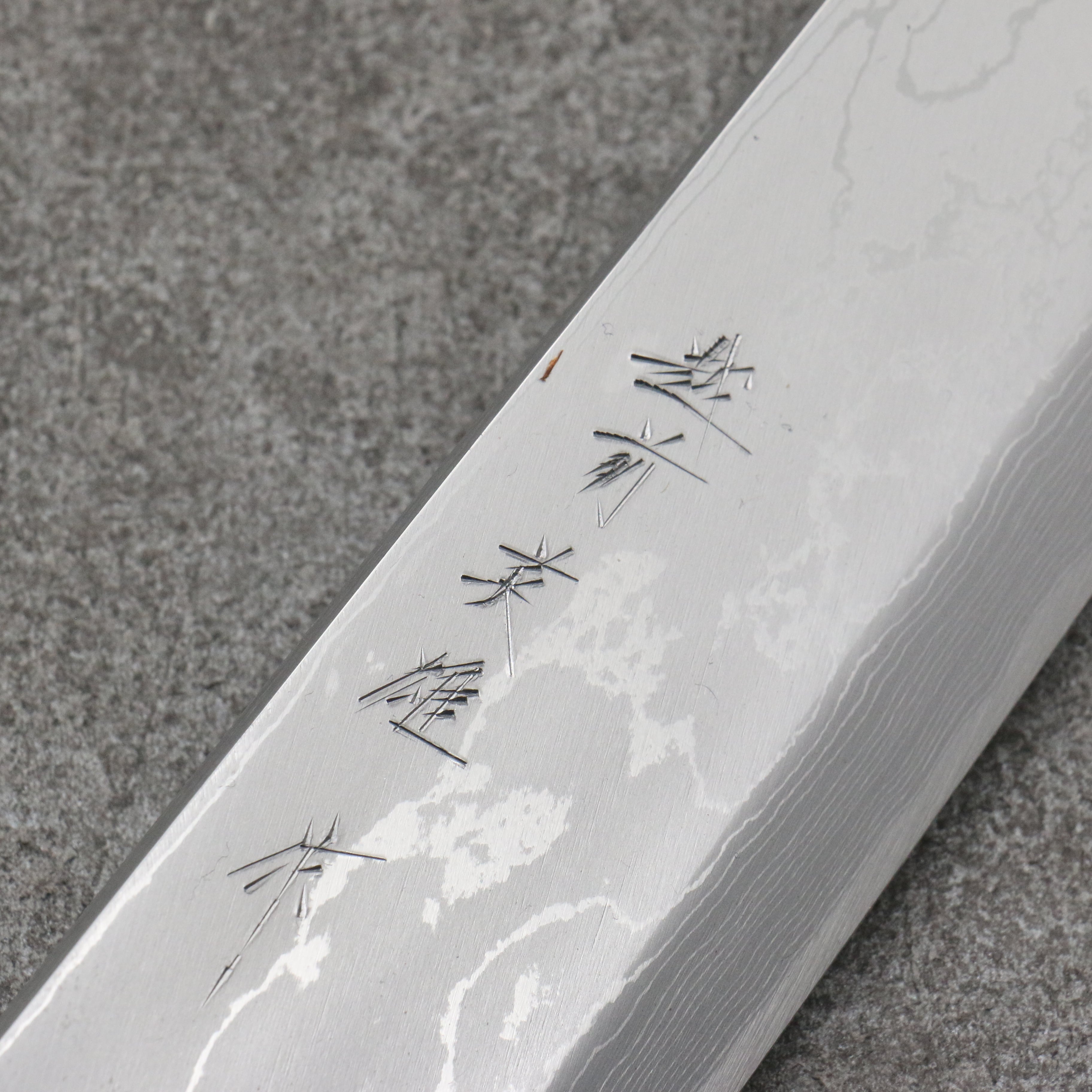 Premium Hideo Kitaoka White Steel No.2 Damascus Mioroshi Deba Knife 300mm with Burnt Oak Handle - Professional Japanese Kitchen Knife for Sushi, Fish Filleting & Meat Cutting
