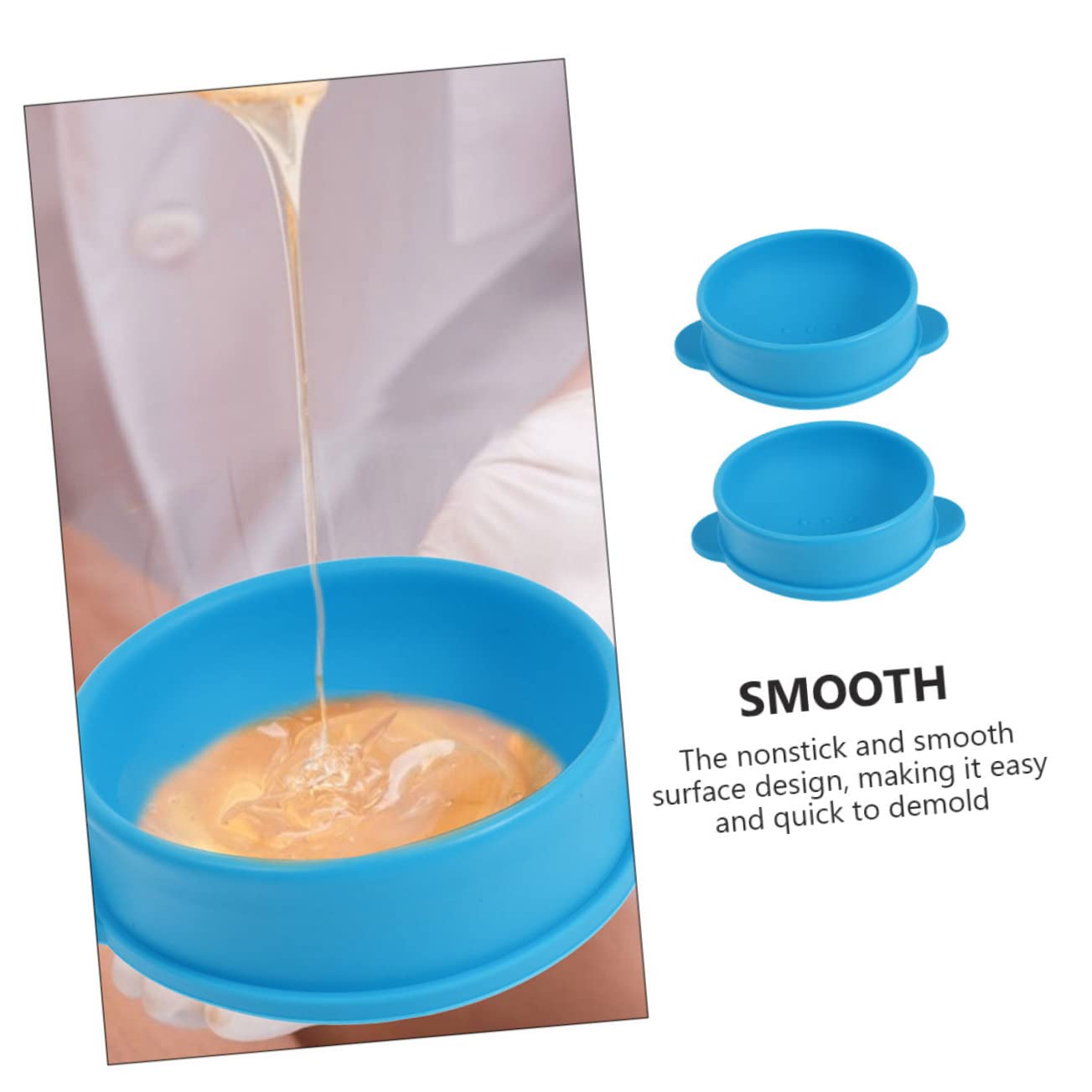NUOBESTY 2 Pack Foldable Wax Melting Bowls - Reusable Hair Removal Wax Warmer Containers for DIY Waxing at Home | Perfect for Eyebrow, Leg & Bikini Waxing