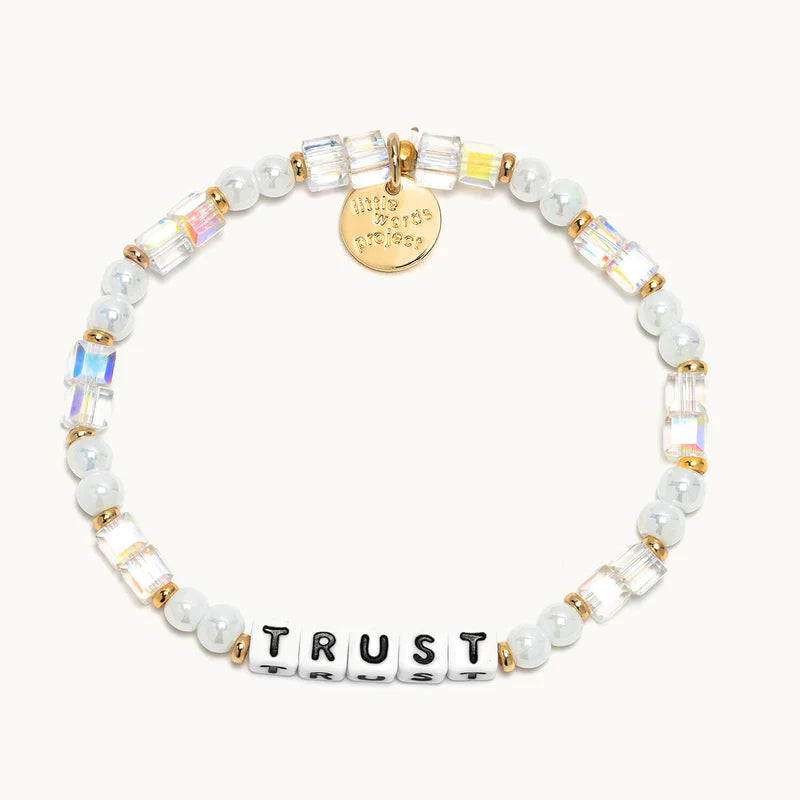Little Words Project Trust Bracelet - Inspirational Friendship Bracelet for Women & Teens - Meaningful Gift for Best Friends, Sister, Daughter - Perfect for Daily Wear, Gifting & Special Occasions