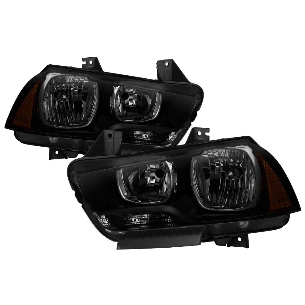 2011-2014 Dodge Charger Halogen Headlight Assembly - Crystal Clear Headlamp Replacement for Improved Night Driving Visibility | Perfect for Road Trips, Commuting & Off-Road Adventures