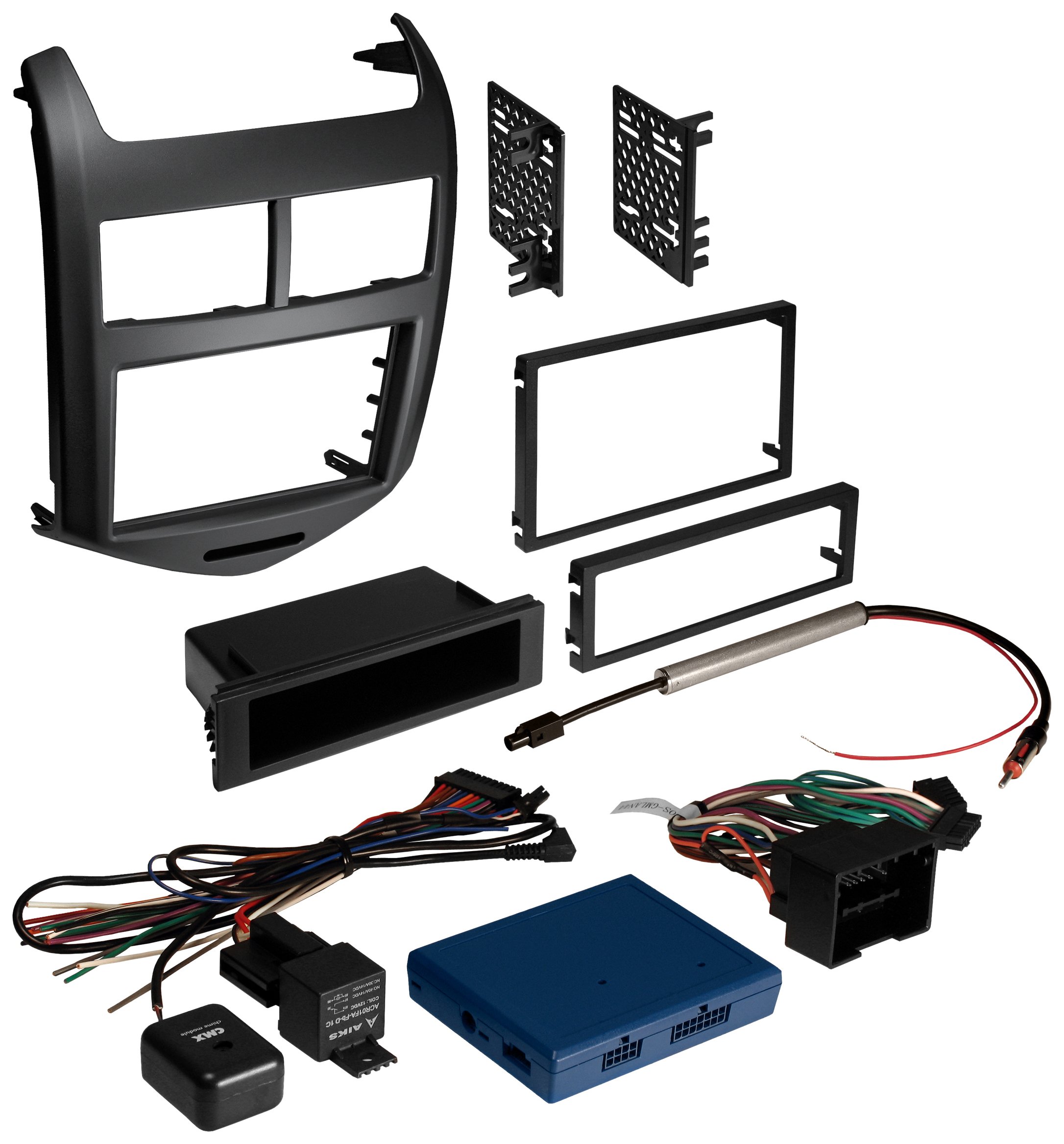 AI GMK315BX 2012-2013 Chevy Sonic Dash Kit in Matte Black - Perfect for Car Interior Upgrades & Customization