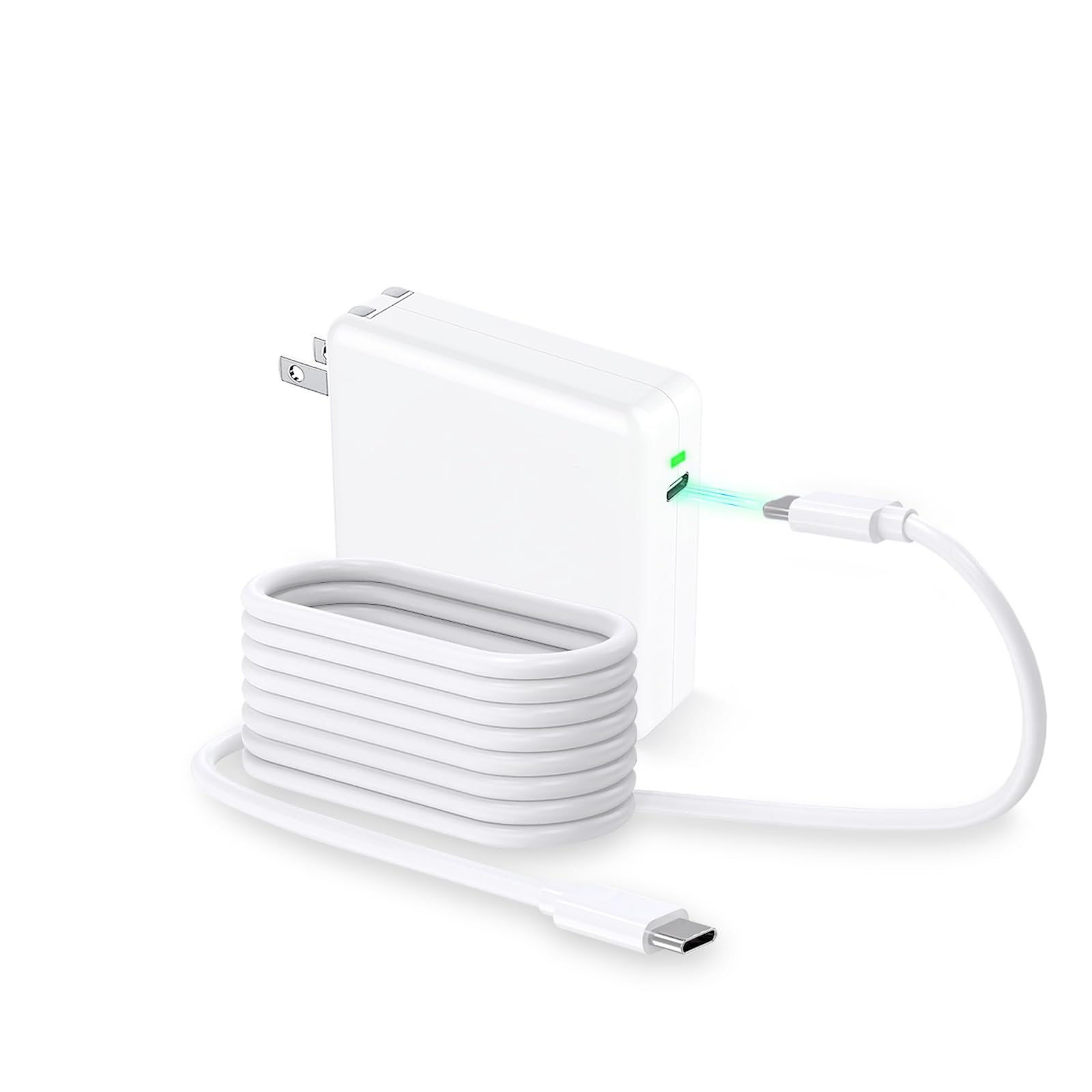 87W GaN Fast Charger for MacBook Pro 16/15/14/13 Inch & MacBook Air 13 Inch - USB C PD Charger Compatible with iPad Pro, iPhone & Laptops - Compact & Powerful Charging for Home, Office & Travel