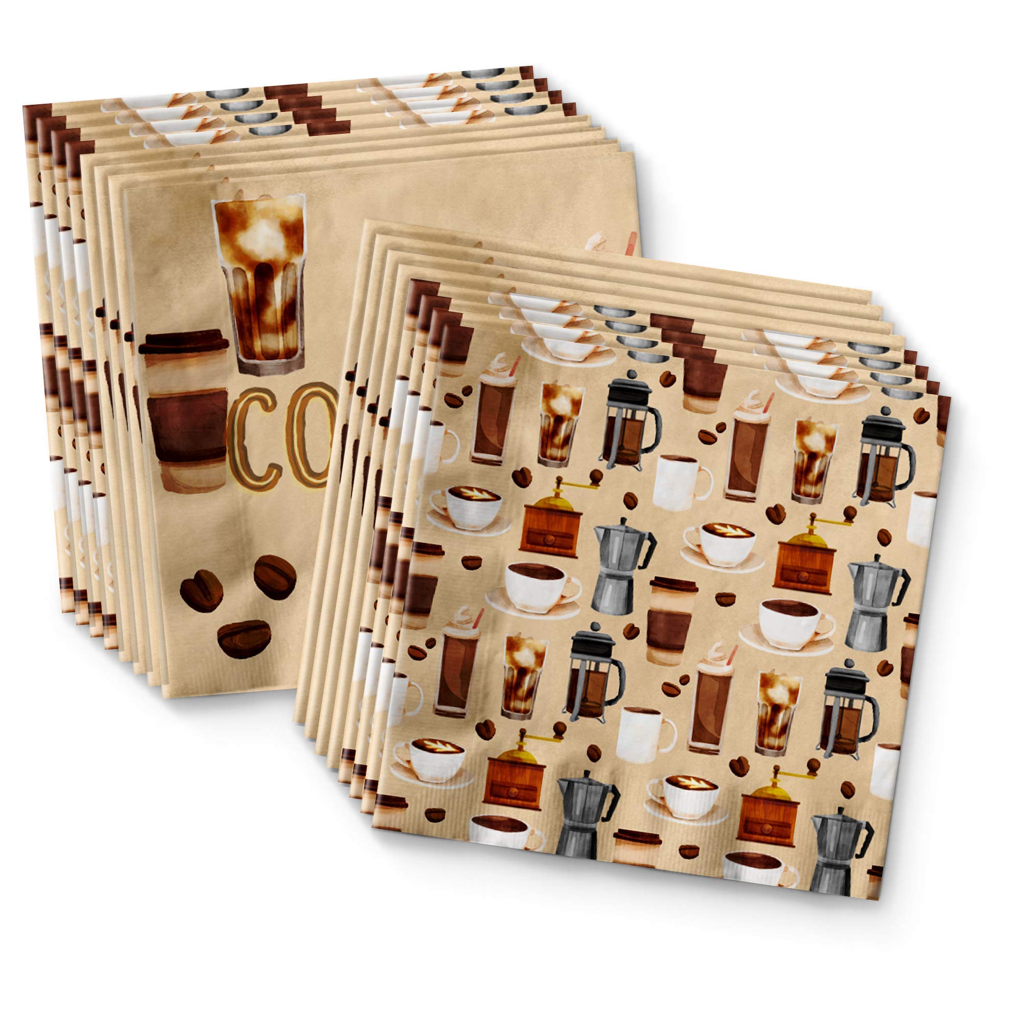 16-Piece Coffee Themed Birthday Party Supplies Set - Plates, Napkins, Cups & Tableware Kit for Adult Coffee Lovers | Perfect for Birthday Celebrations, Office Parties & Bridal Showers