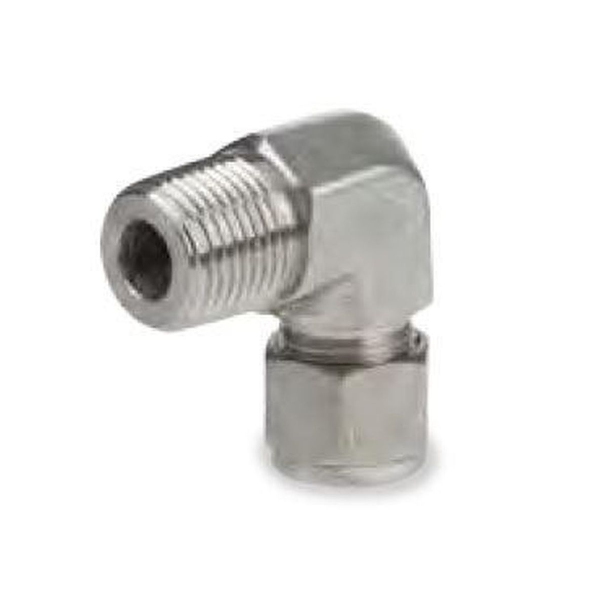 Stainless Steel Male Elbow Double Ferrule Fittings - Fig. AME for Instrumentation & Pneumatic Systems - Perfect for Hydraulic, Gas & Fluid Control Applications