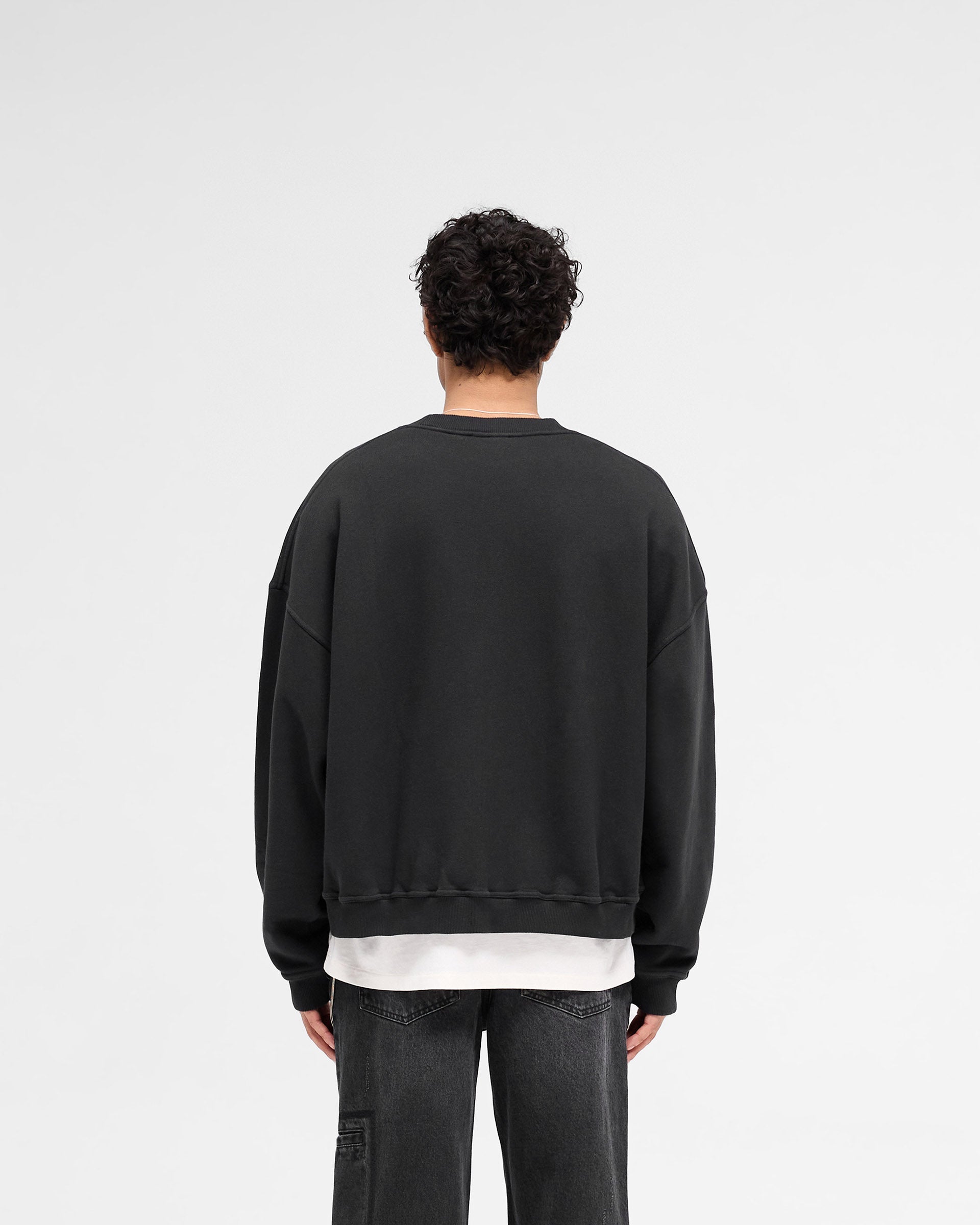 Stylish Applique Sweater for Women - Off Black | Cozy Knit Pullover for Fall & Winter | Perfect for Casual Outings & Office Wear
