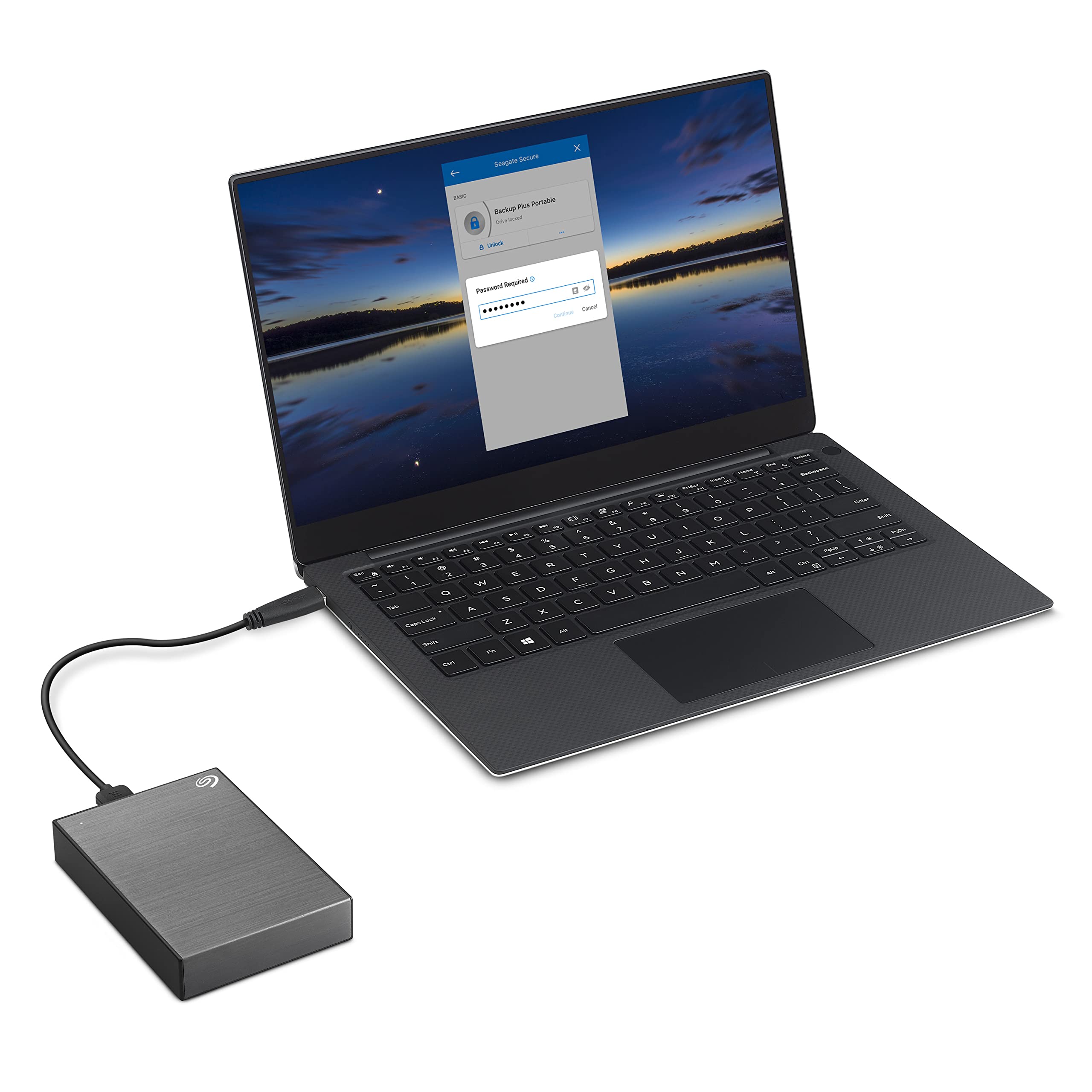 Seagate One Touch 5TB Portable External Hard Drive for PC, Mac, Laptop - USB 3.0 Storage, Space Gray | Includes 1 Year Mylio Create & 4 Months Adobe CC Photography | Perfect for Backup, Photo Storage, Gaming & Work Files (STKB5000405)