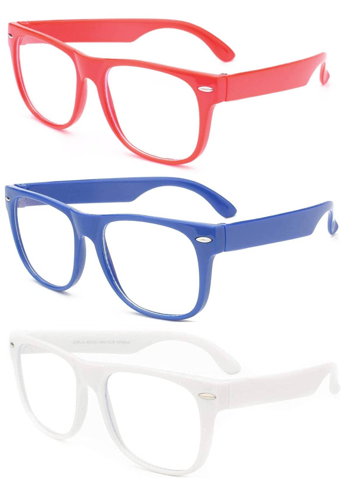OWL 3Pcs Blue Light Blocking Glasses for Kids - Anti Blue Ray Computer Gaming Glasses Non-Prescription with Tester - Protect Eyes from Digital Screens for Online Learning & Video Games