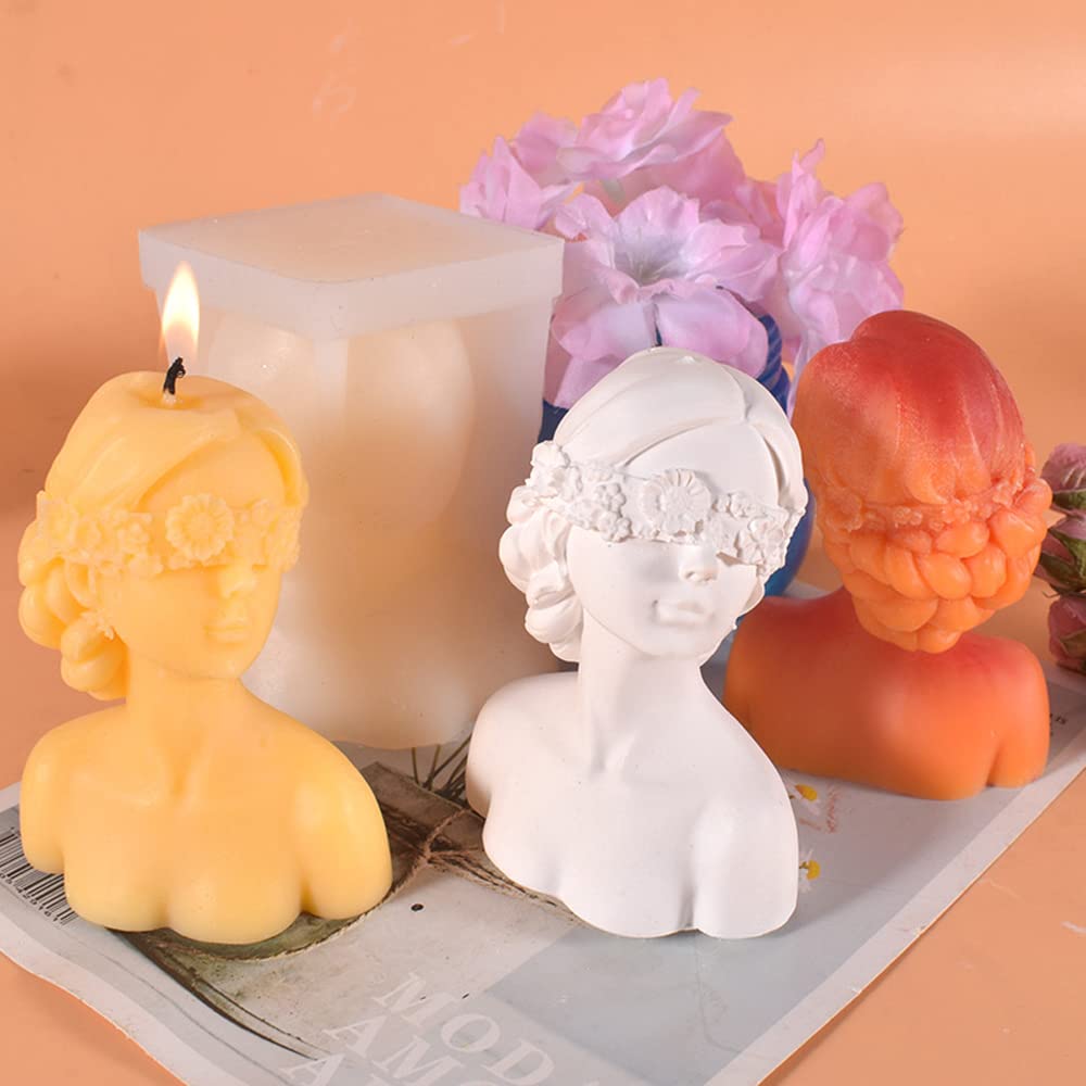 Radiance Store Silicone Candle Mold - 3D Female Body DIY Candle Making Kit for Candles, Soaps & Crafts | Perfect for Home Decor, Spa Gifts & DIY Projects