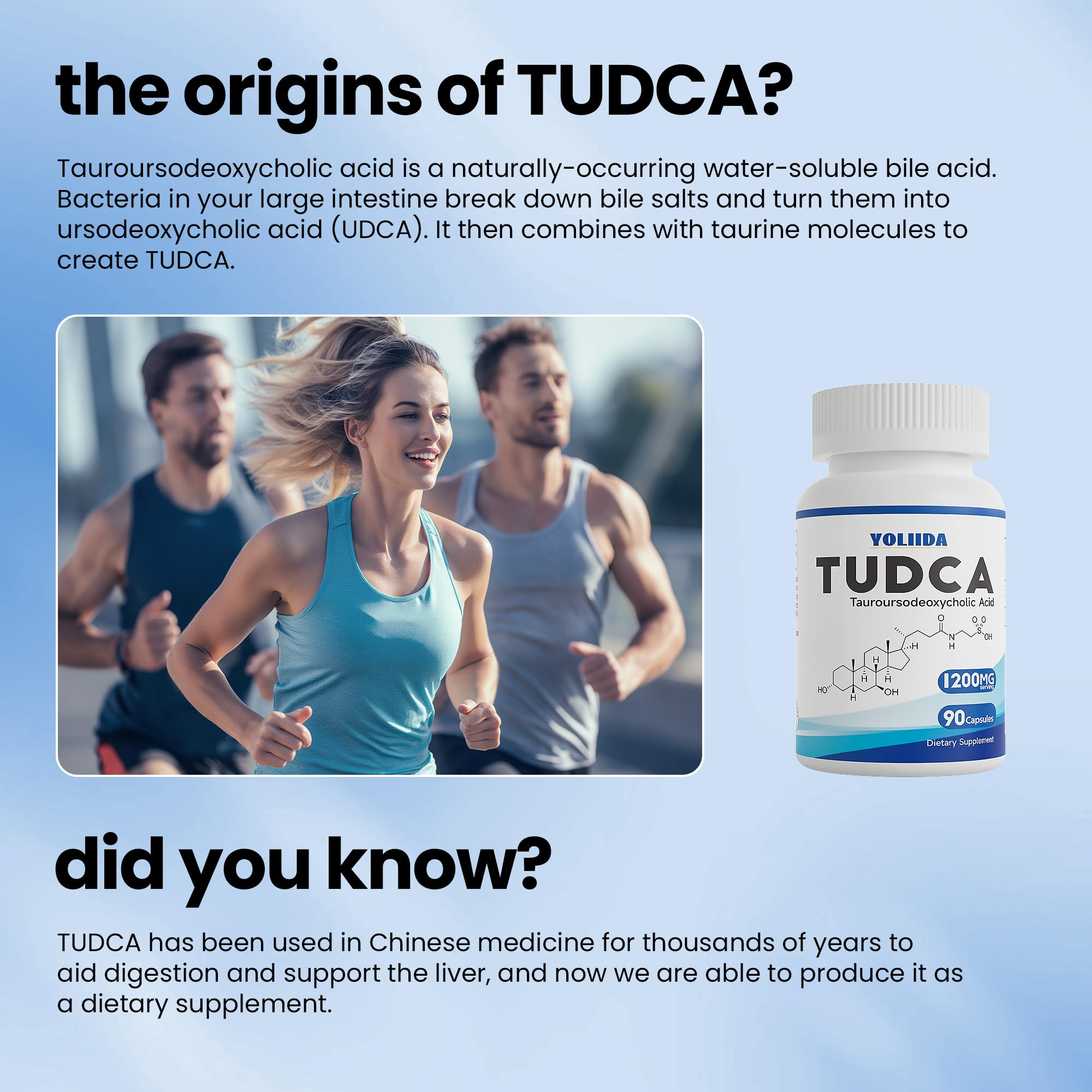 TUDCA 1200mg 90 Capsules - Premium Liver Support Supplement with Bile Salts for Liver Detox, Gallbladder Cleanse & Repair - Supports Digestive Health & Liver Function for Active Lifestyles